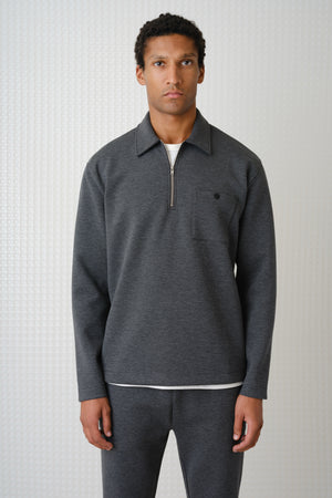 Goodman - Bonded Quarter ZIp - Grey