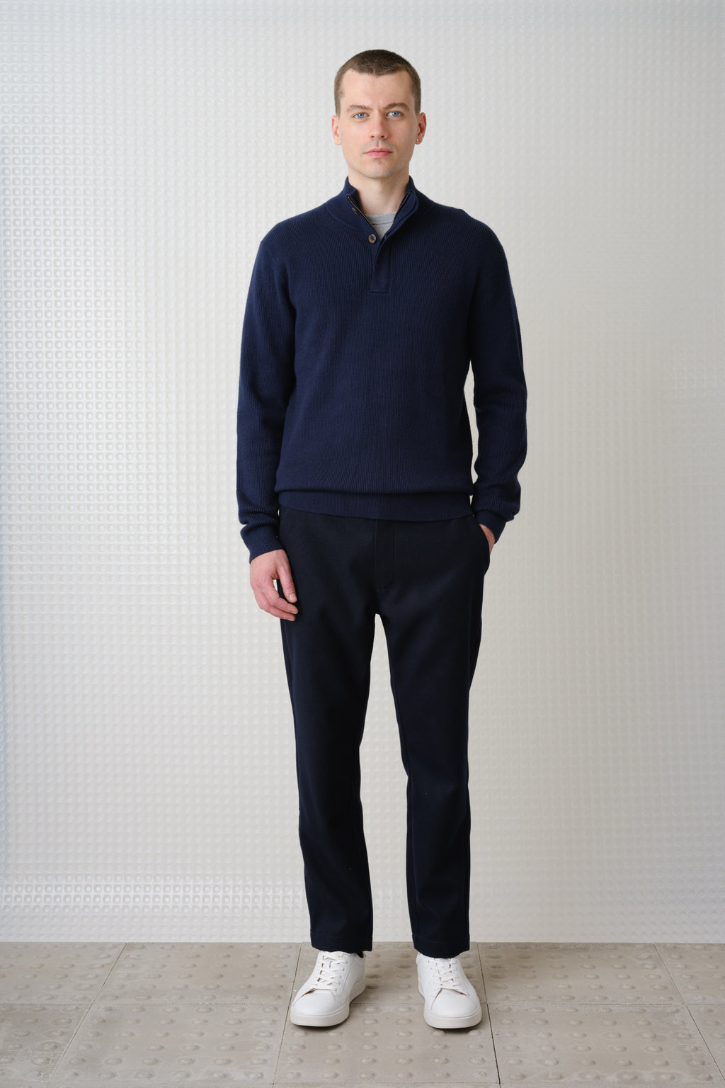 Hadston - Quarter Zip - Navy