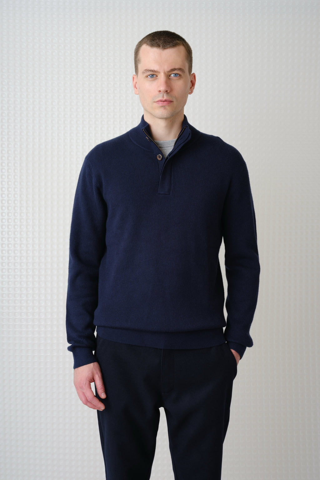 Hadston - Quarter Zip - Navy