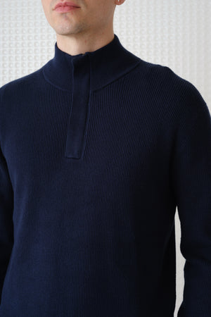 Hadston - Quarter Zip - Navy