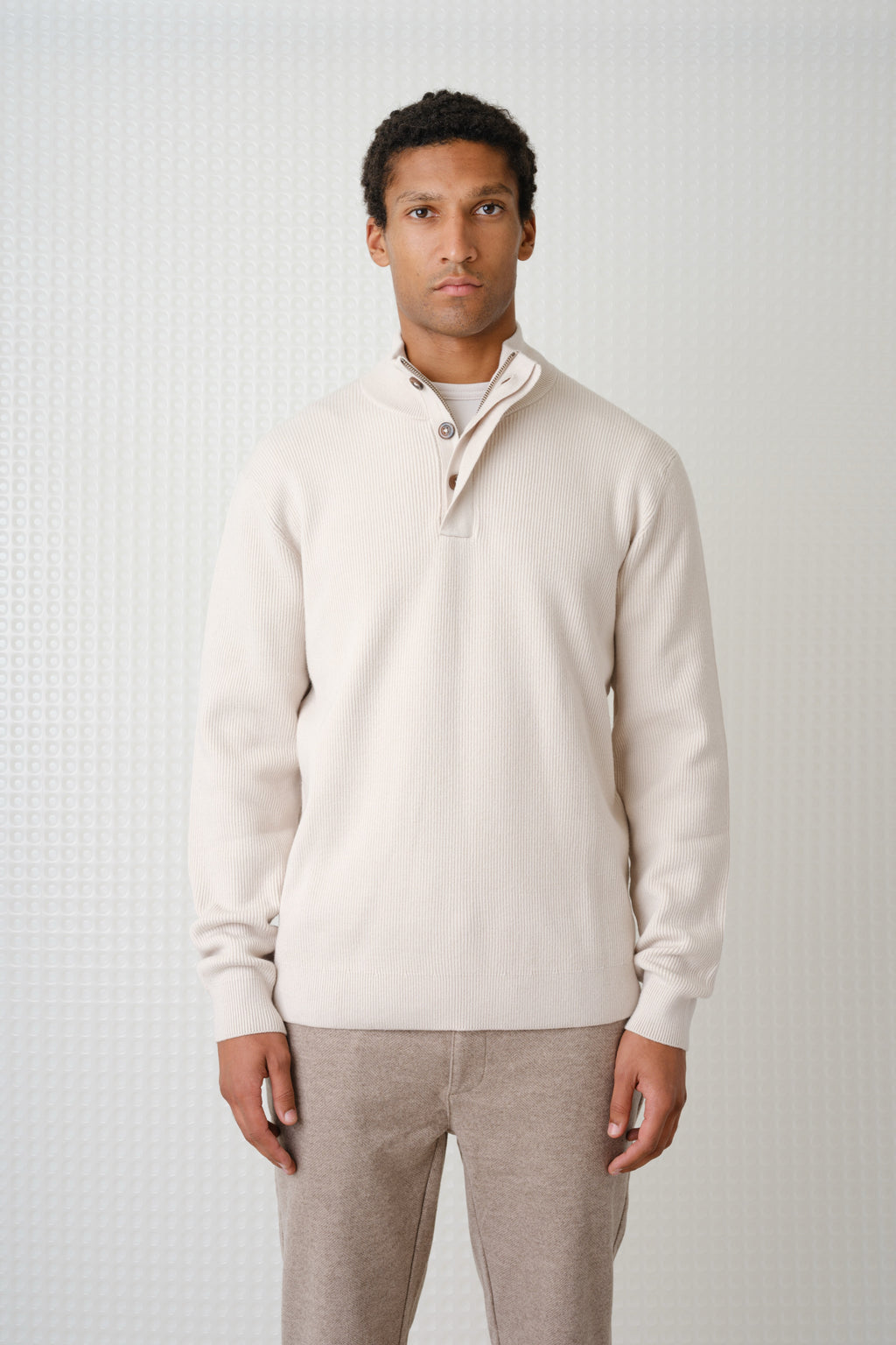 Hadston - Quarter Zip - Stone