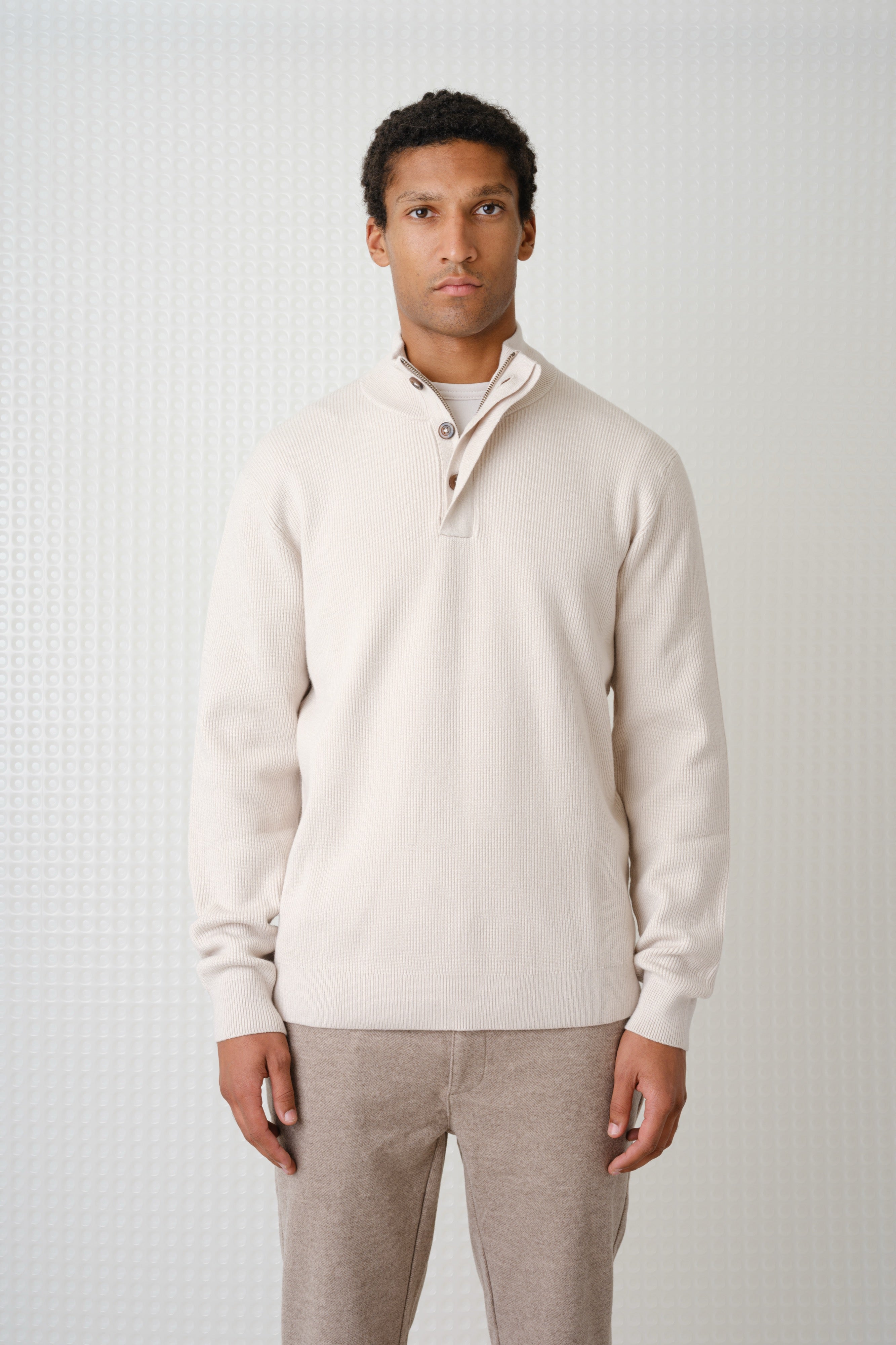 Hadston - Quarter Zip - Stone