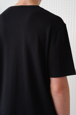 Harte - 260GSM Interlock Tee - Black