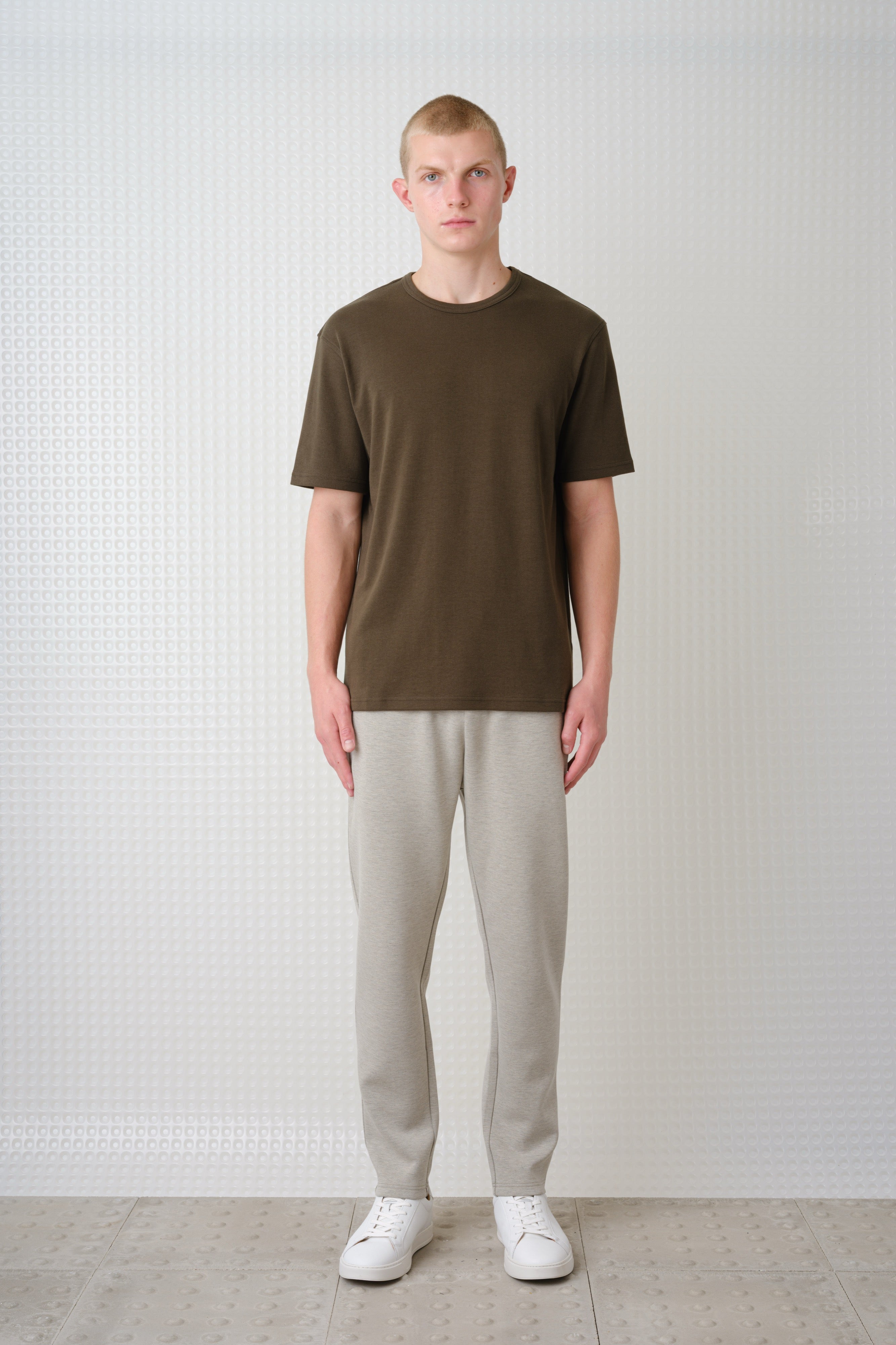 Harte - 260GSM Interlock Tee - Olive