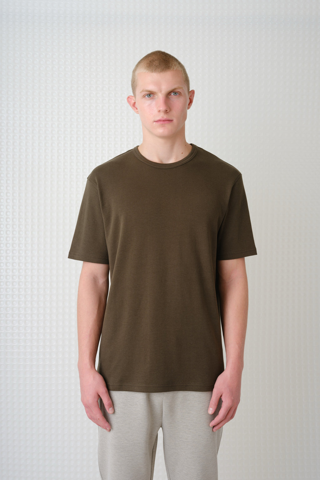 Harte - 260GSM Interlock Tee - Olive