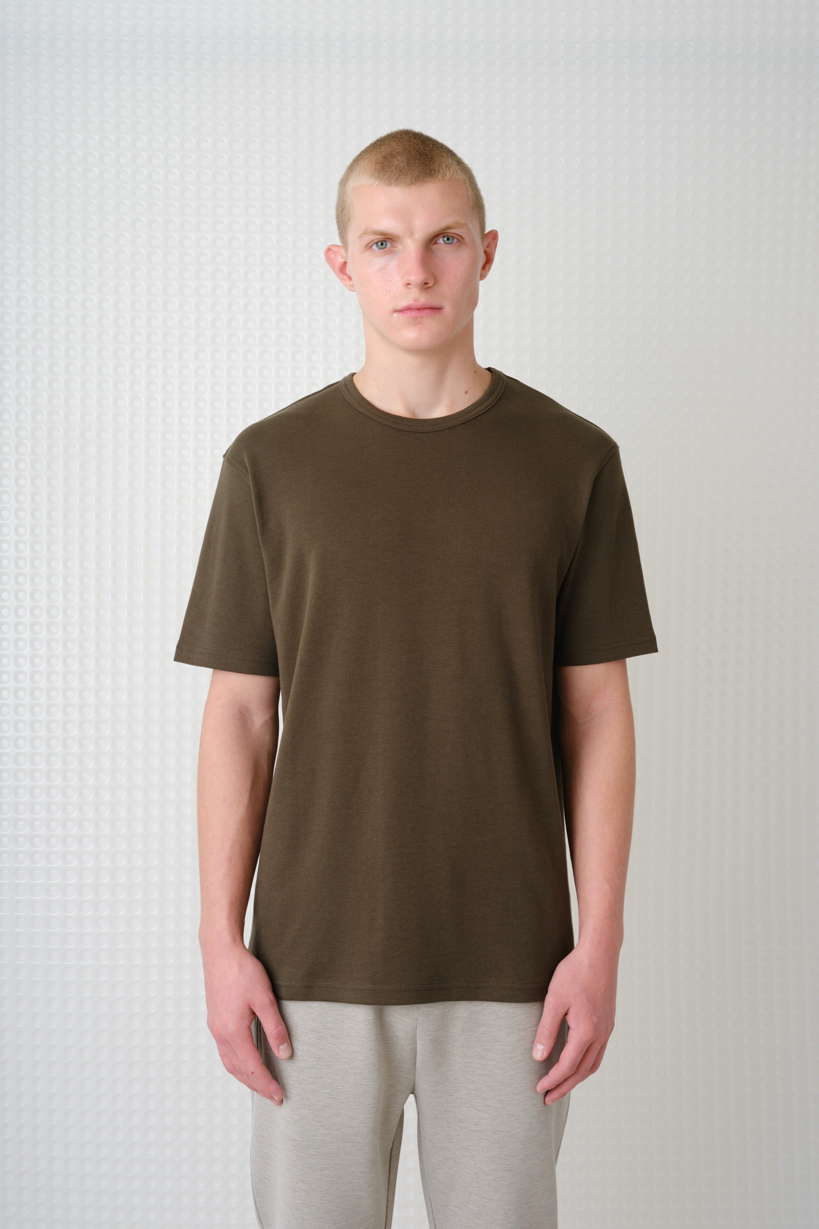 Harte - 260GSM Interlock Tee - Olive