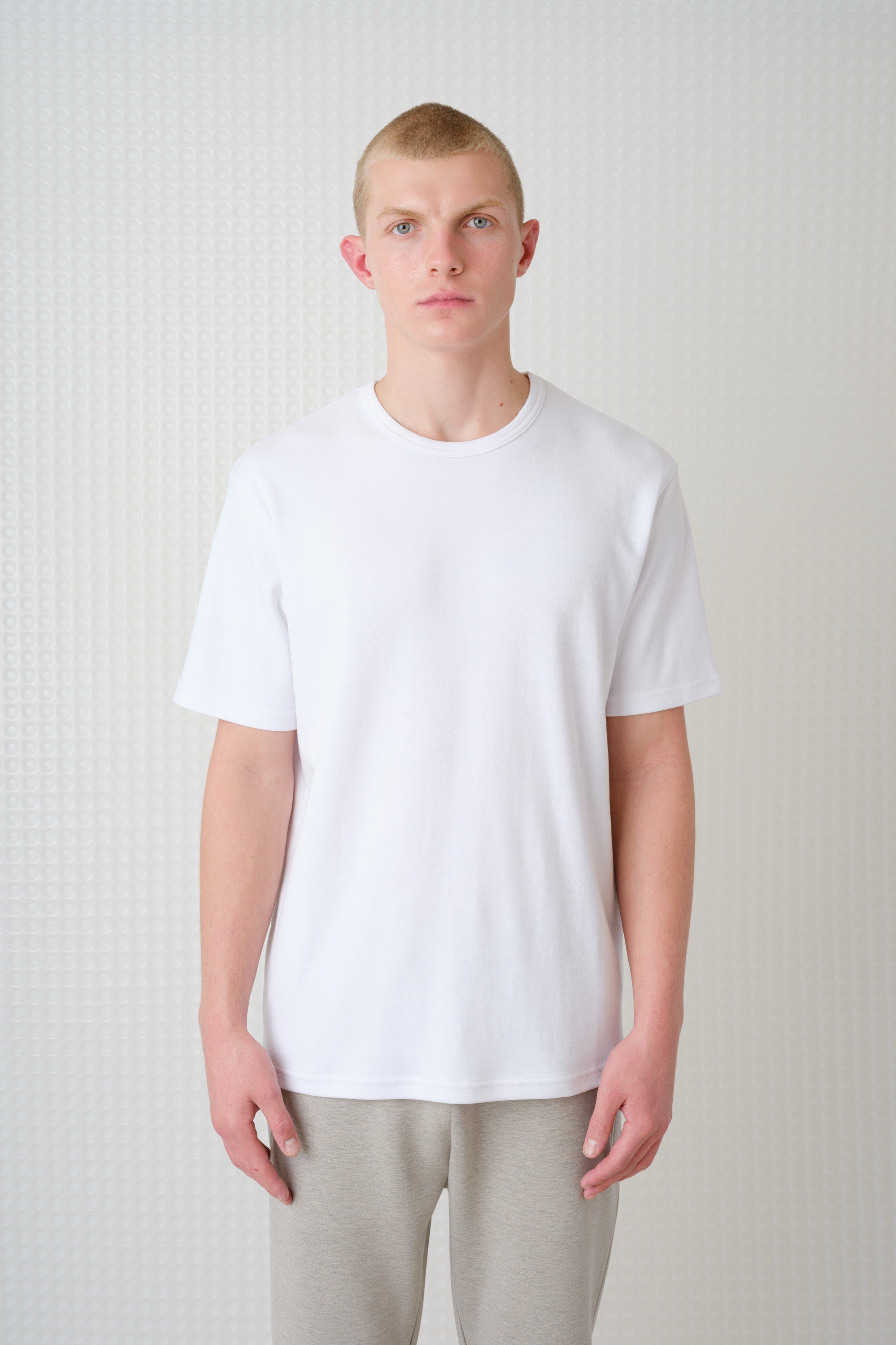 Harte - 260GSM Interlock Tee - White