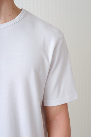 Harte - 260GSM Interlock Tee - White