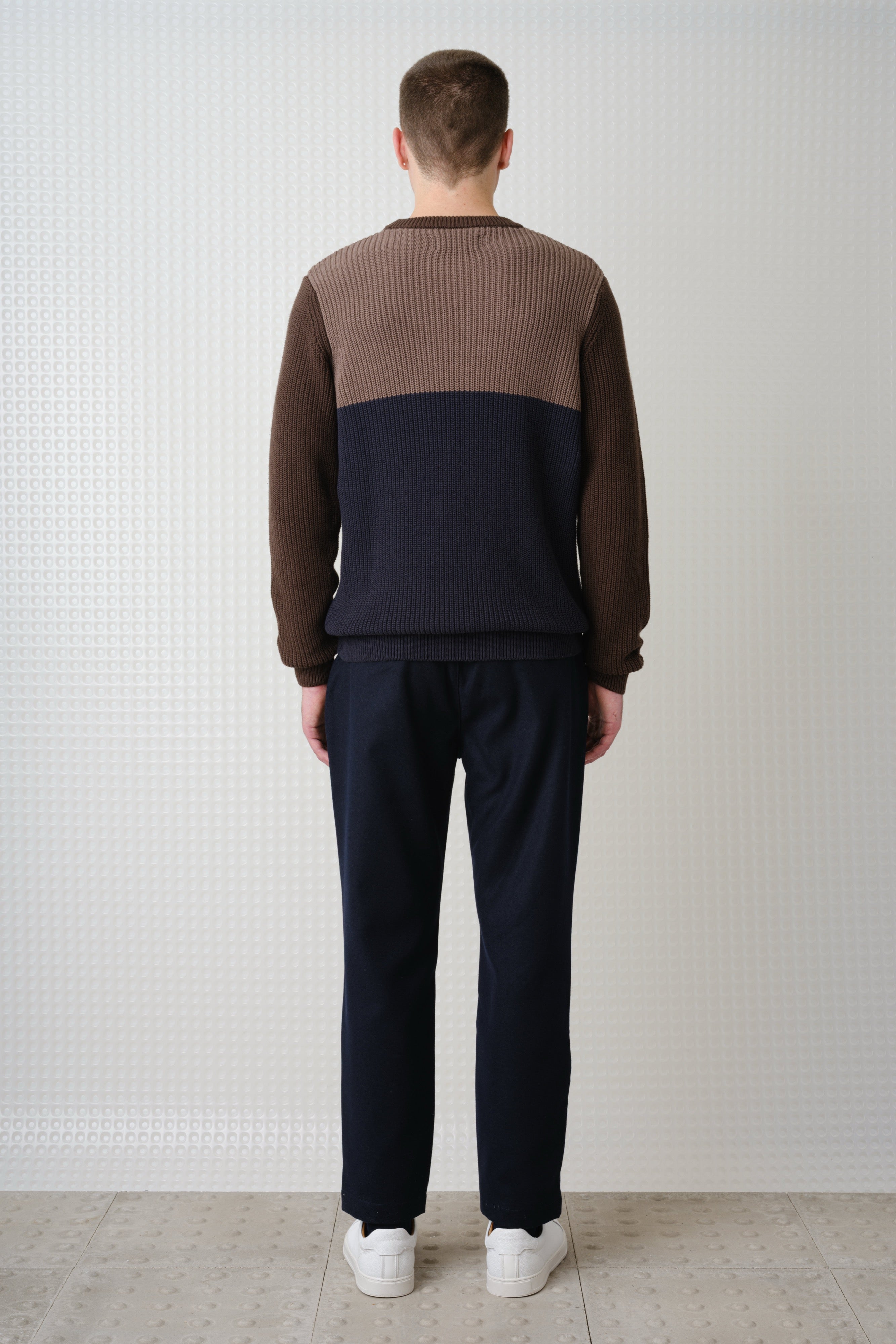 Herning Stripe - Crew Neck Knit - Block Multi
