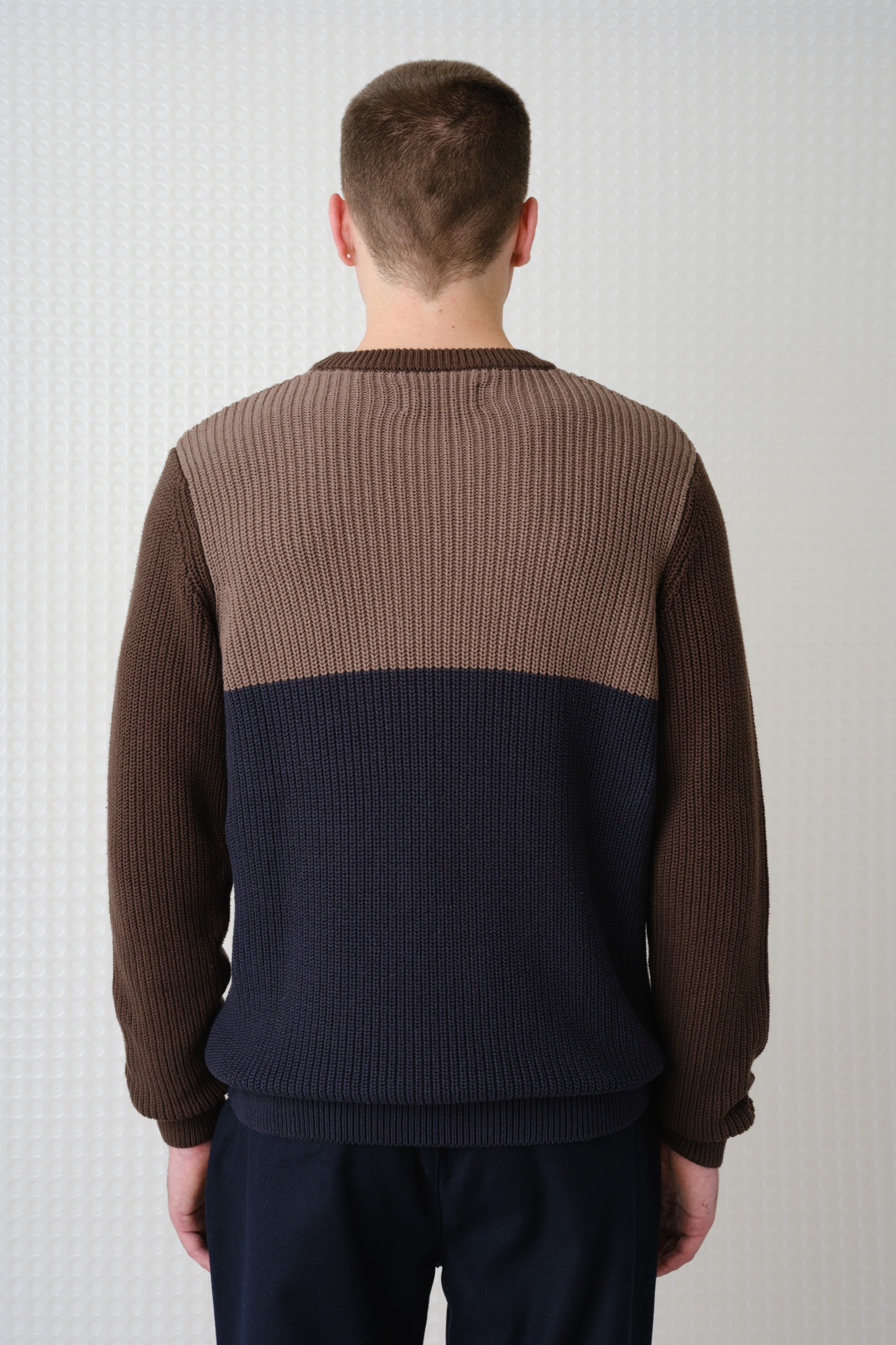 Herning Stripe - Crew Neck Knit - Block Multi