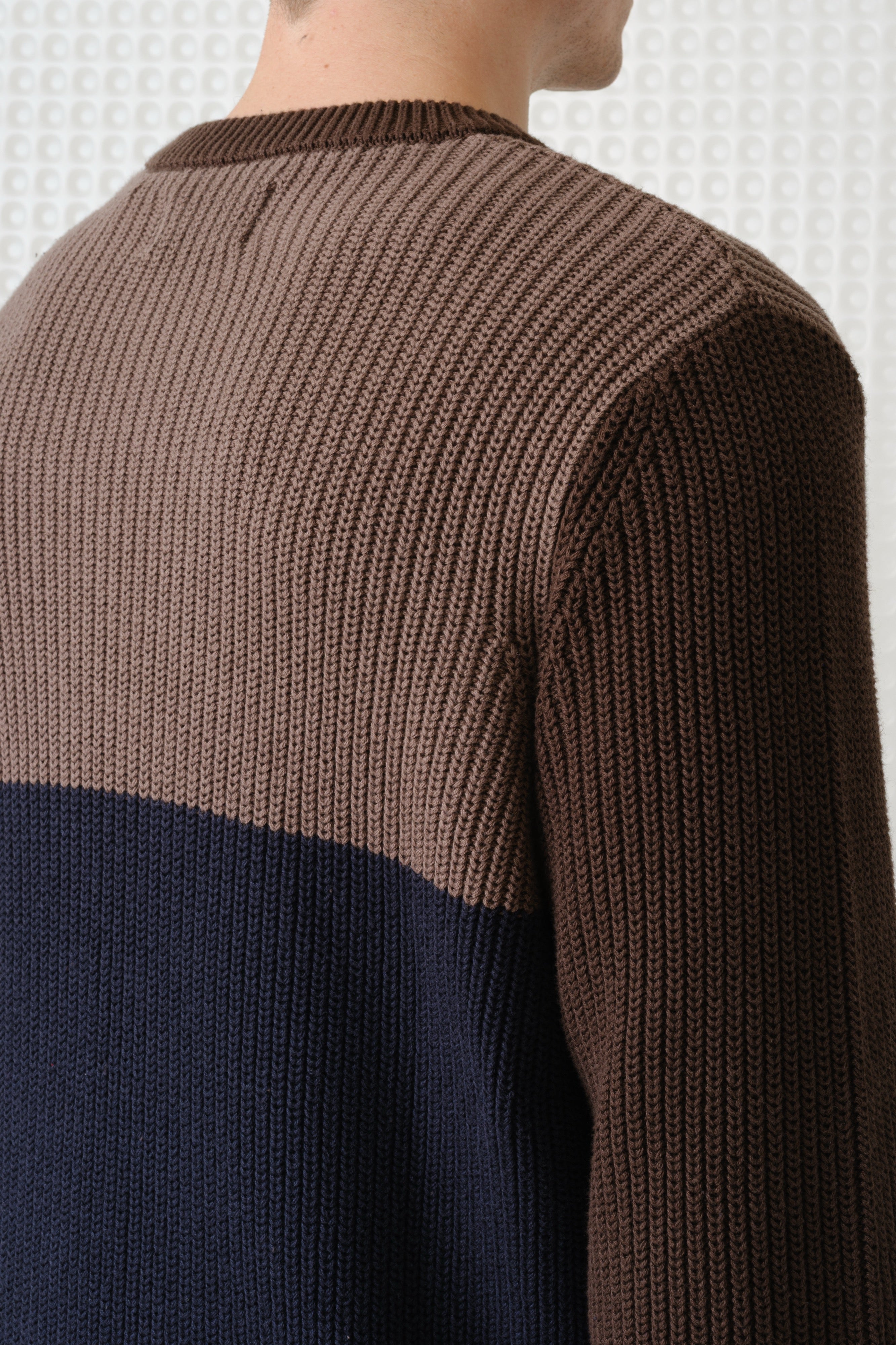 Herning Stripe - Crew Neck Knit - Block Multi