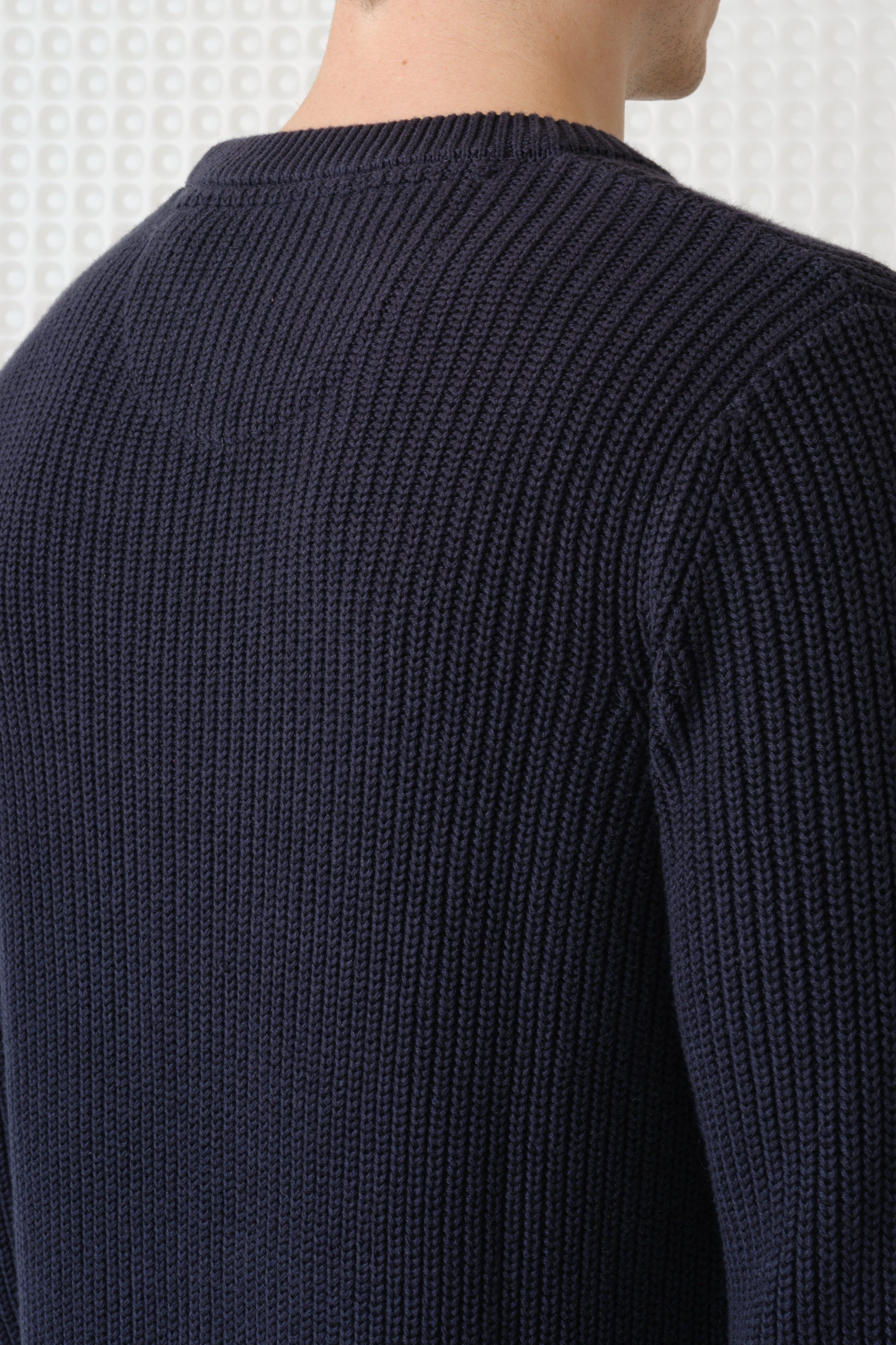 Herning - Crew Neck Knit - Dark Midnight