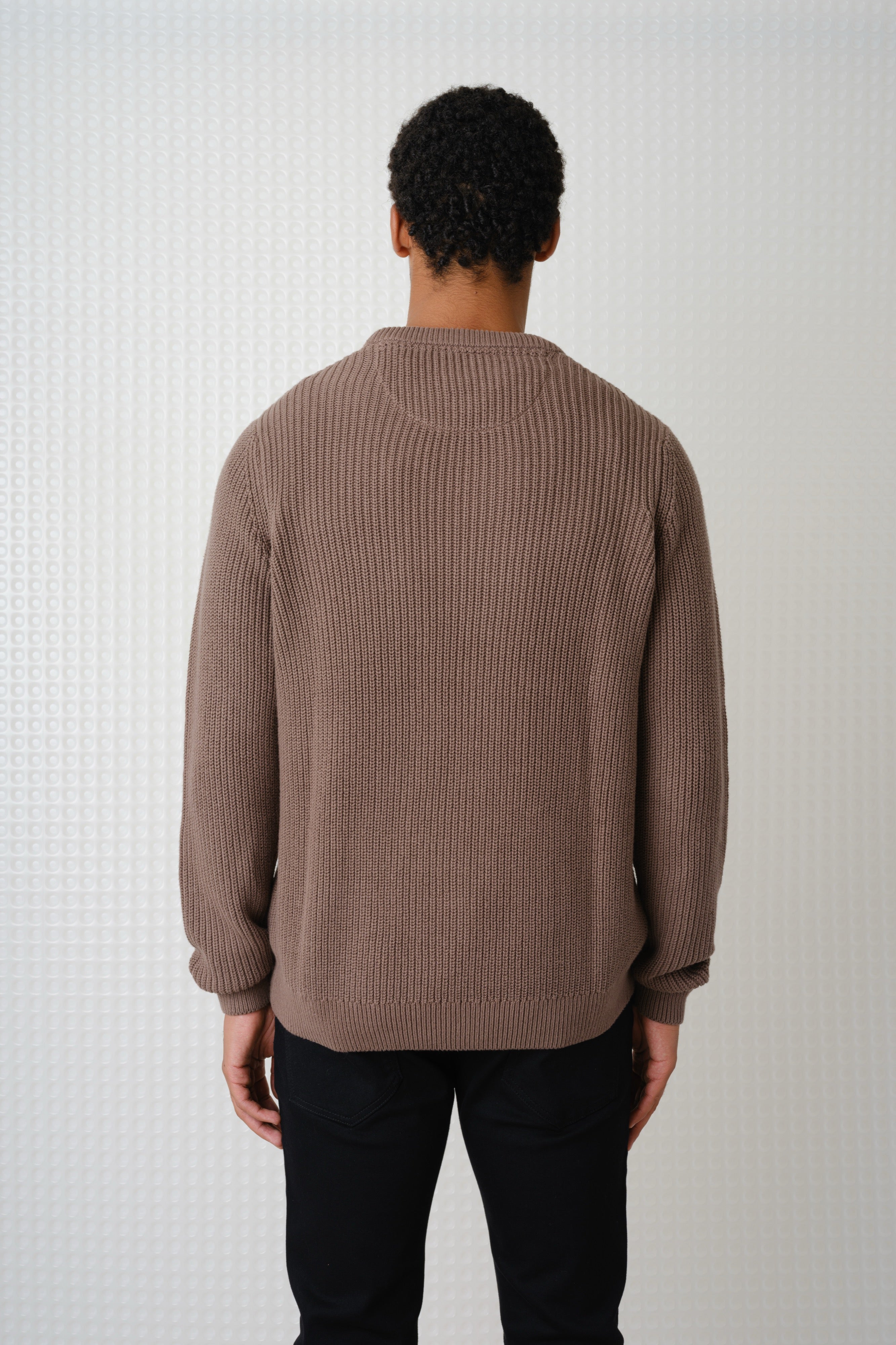 Herning - Crew Neck Knit - Mushroom