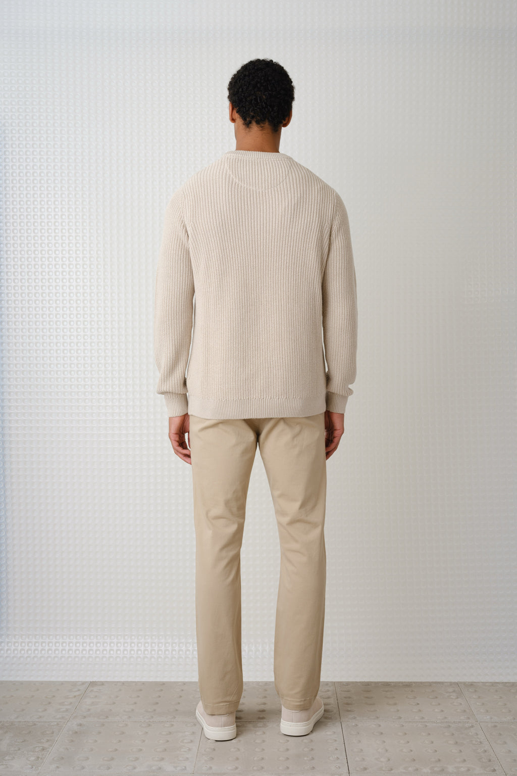 Herning - Crew Neck Knit - Putty