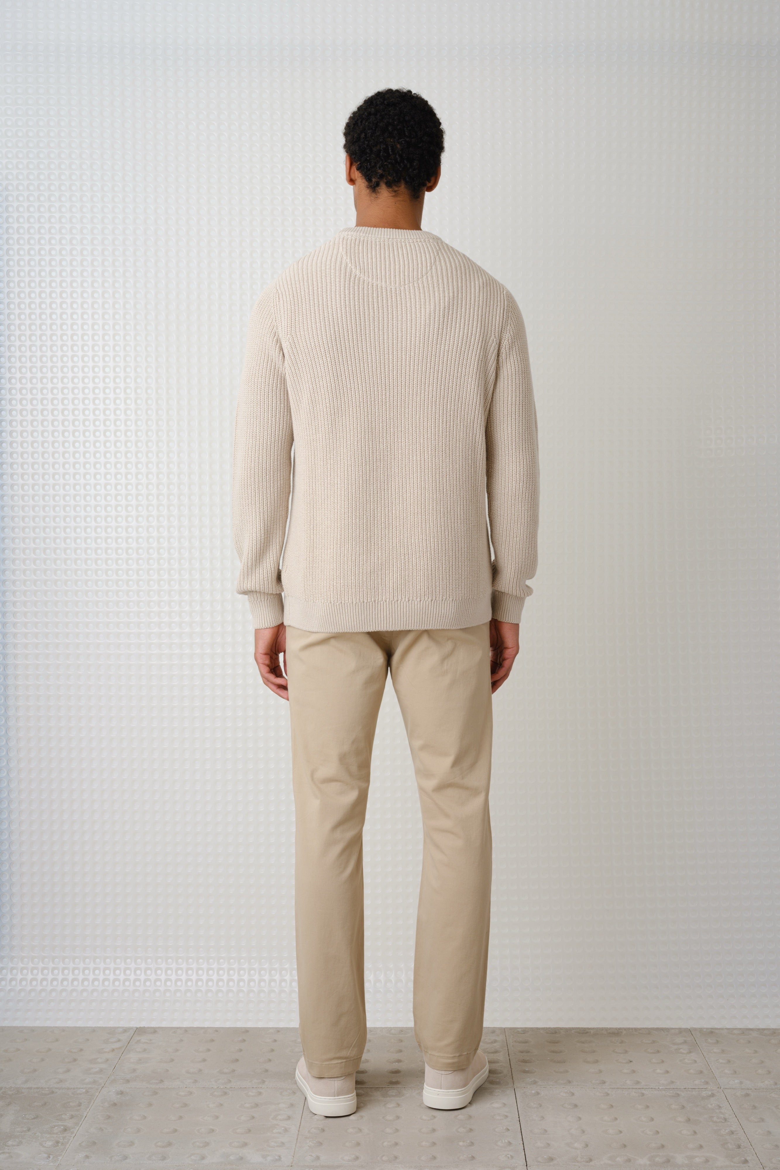 Herning - Crew Neck Knit - Putty