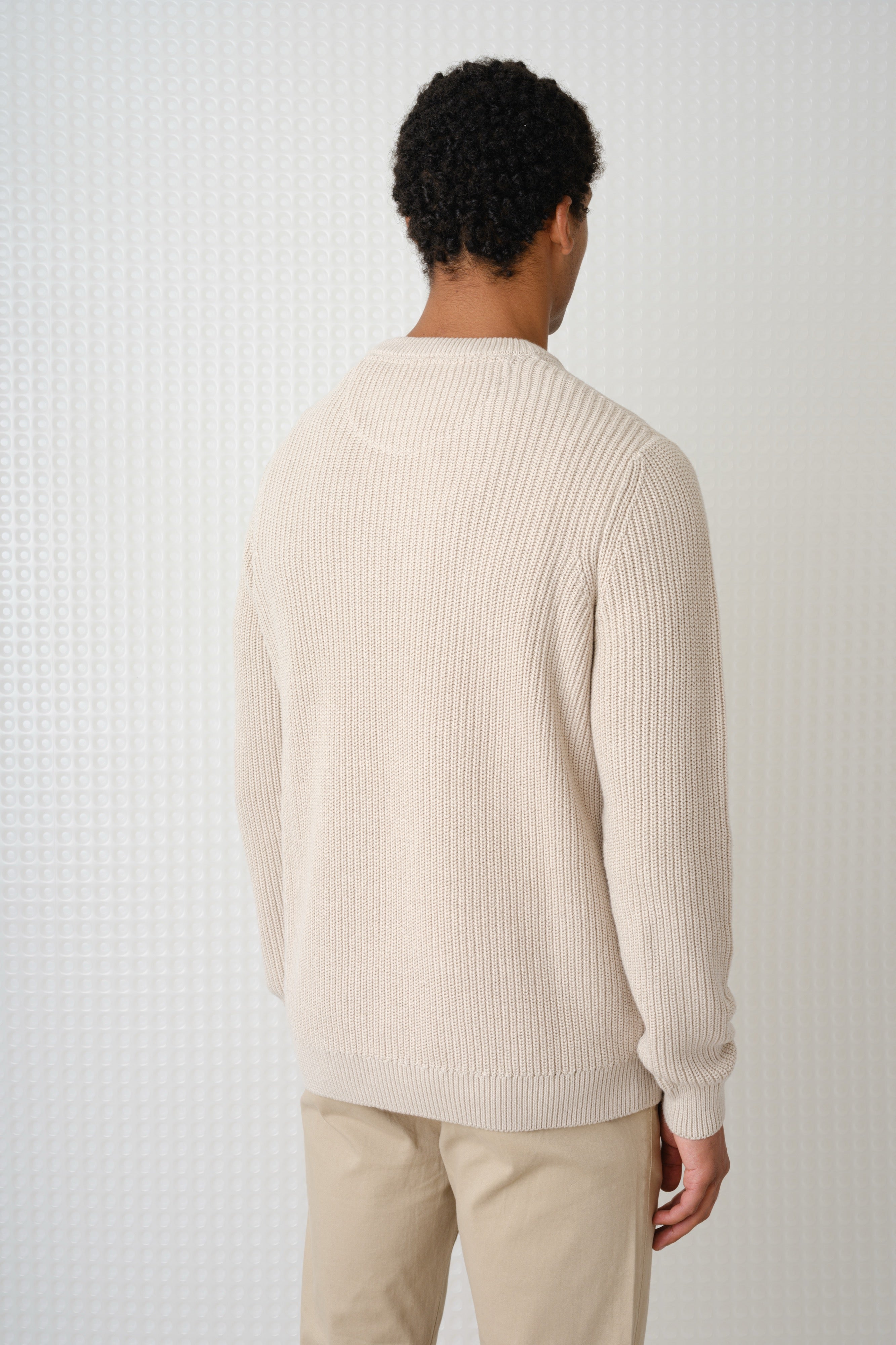 Herning - Crew Neck Knit - Putty