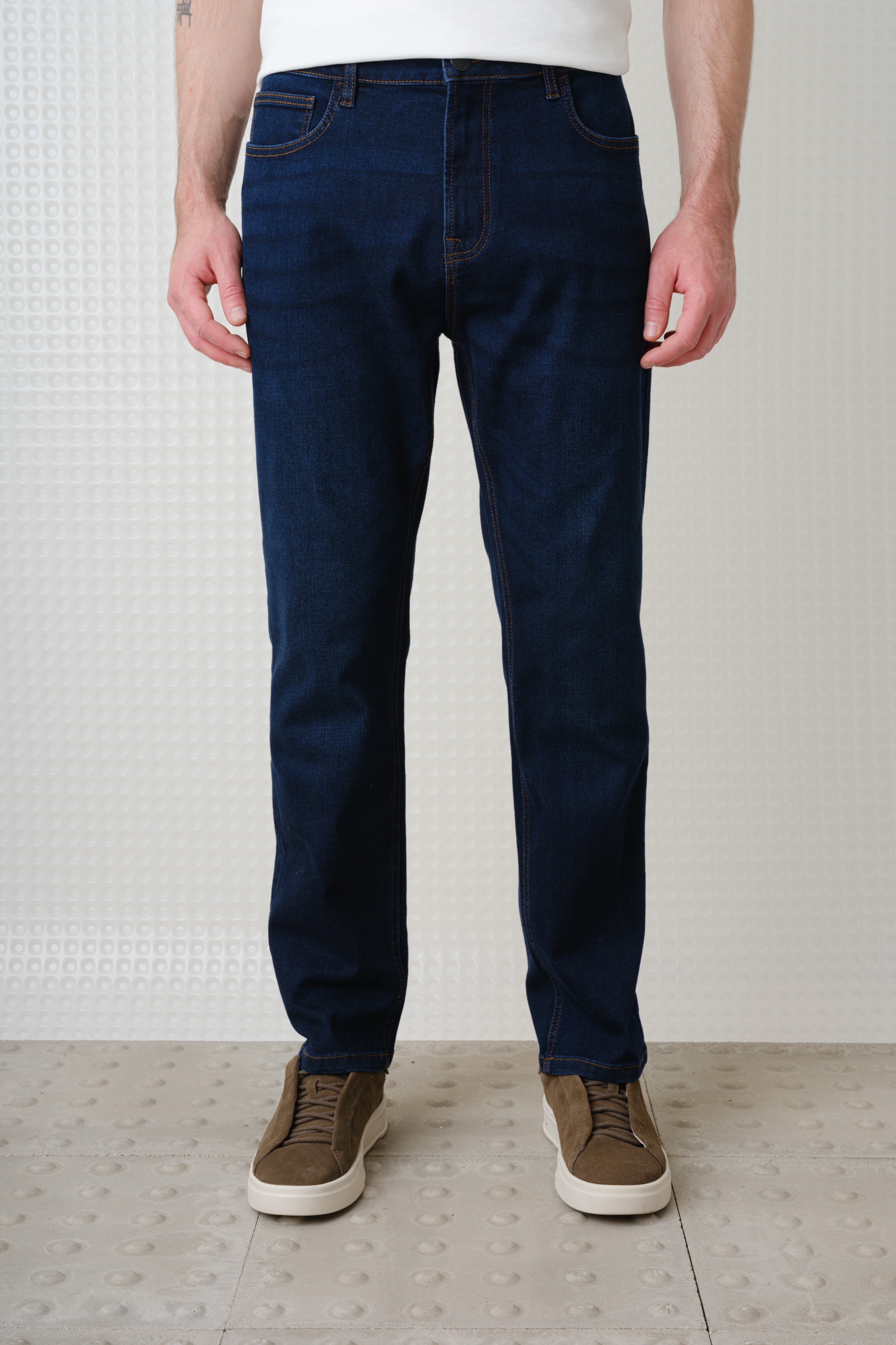 Jarven - Stretch Denim Jean - Mid Blue