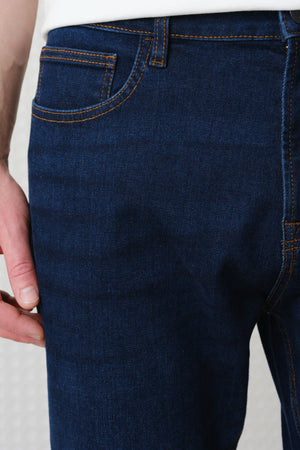 Jarven - Stretch Denim Jean - Mid Blue