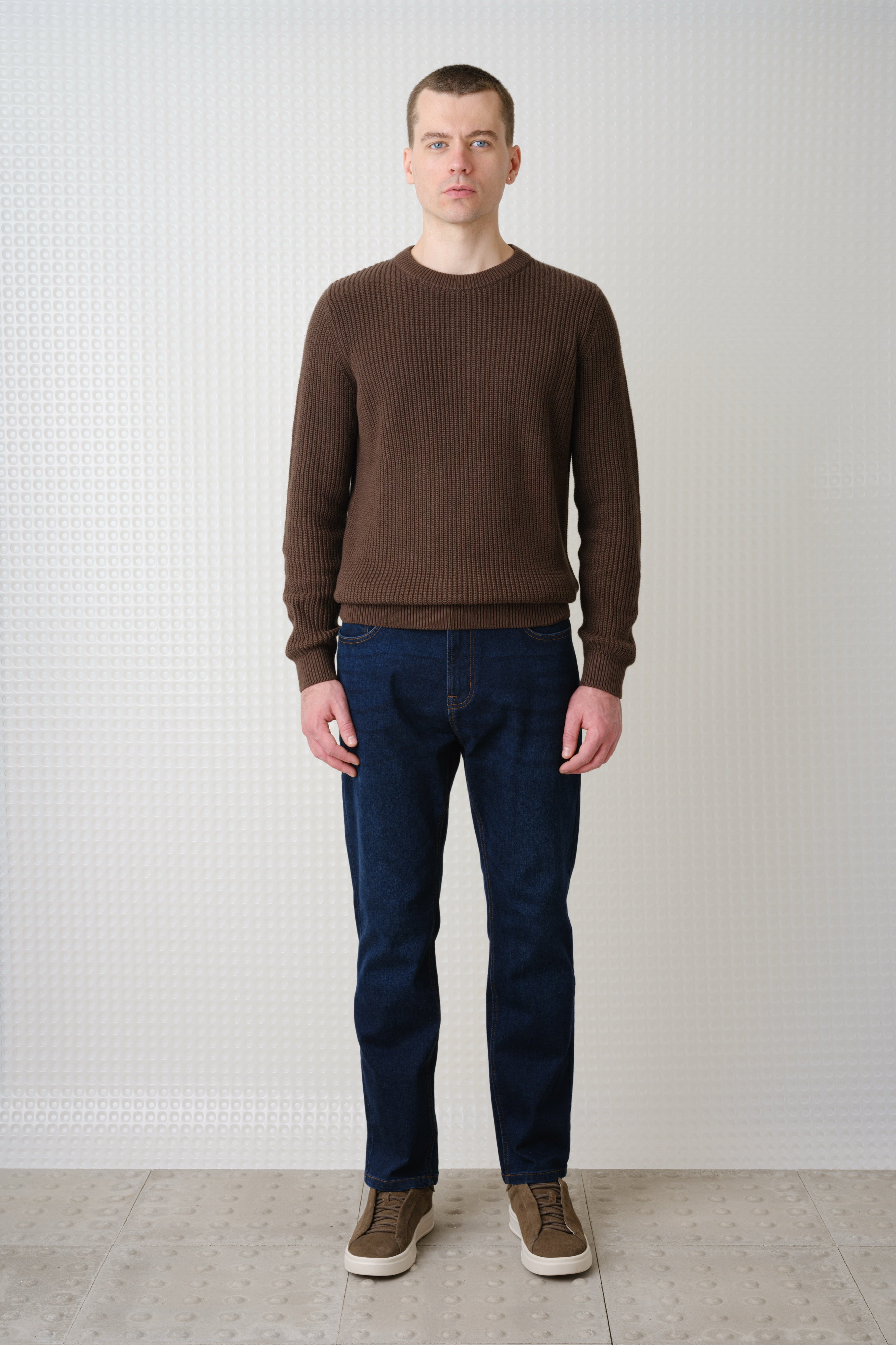Jarven - Stretch Denim Jean - Mid Blue