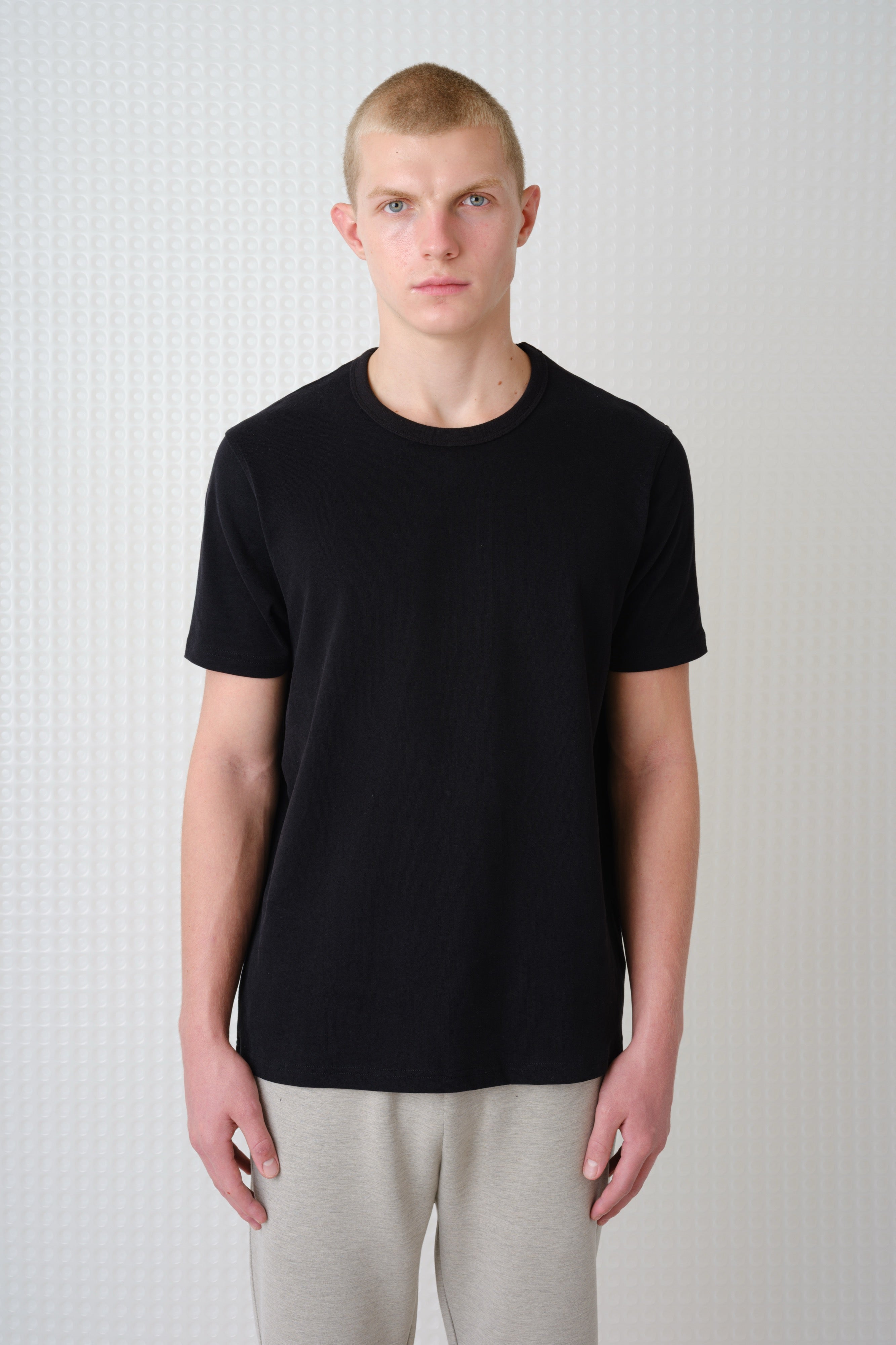 Lander - 230GSM Peached Tee - Black