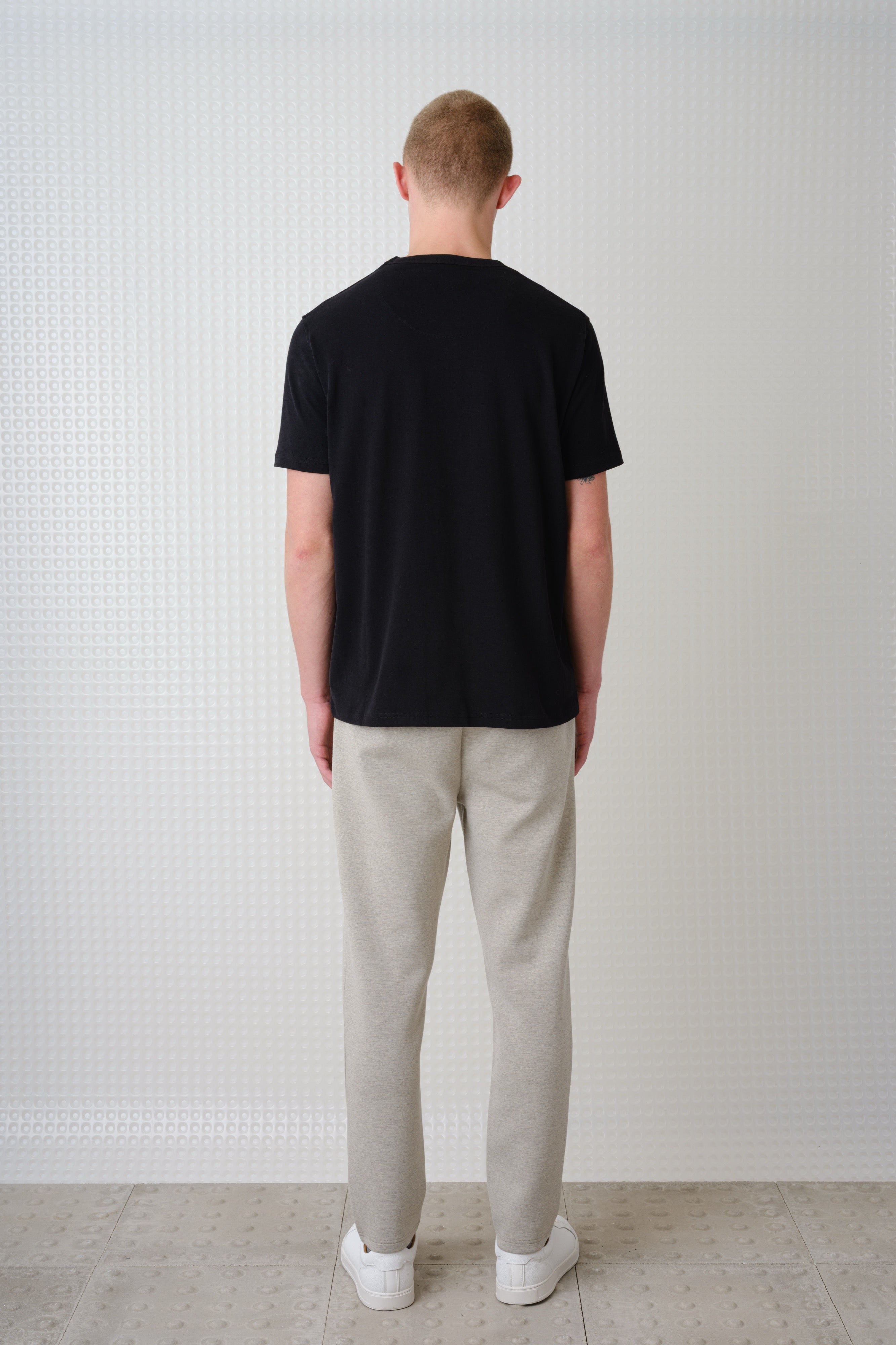 Lander - 230GSM Peached Tee - Black