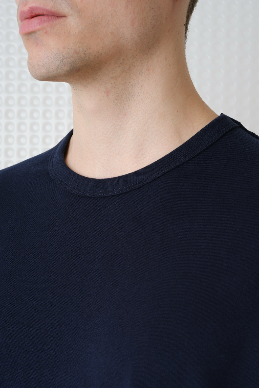 Lander - 230GSM Peached Tee - Navy