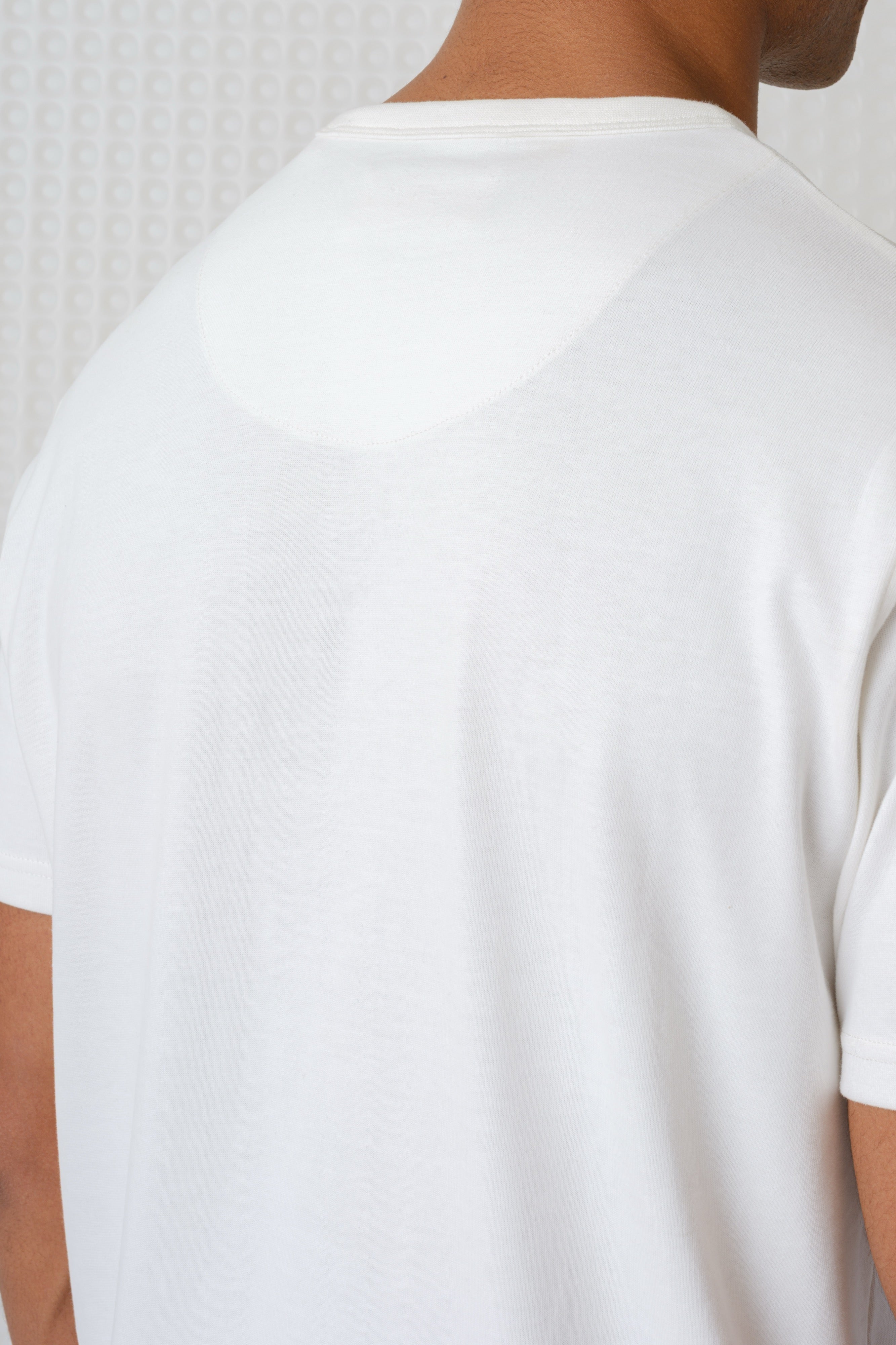 Lander - 230GSM Peached Tee - White