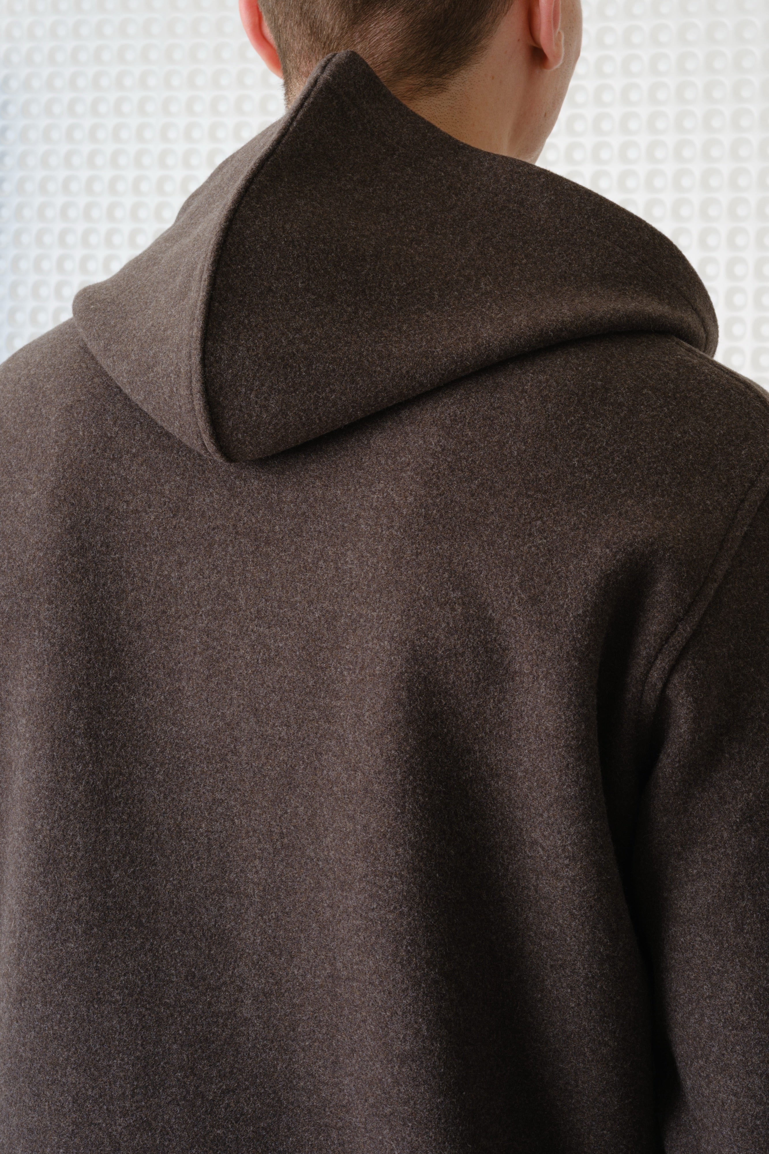 Lark - Hooded Zip Through Sweatshirt - Mink