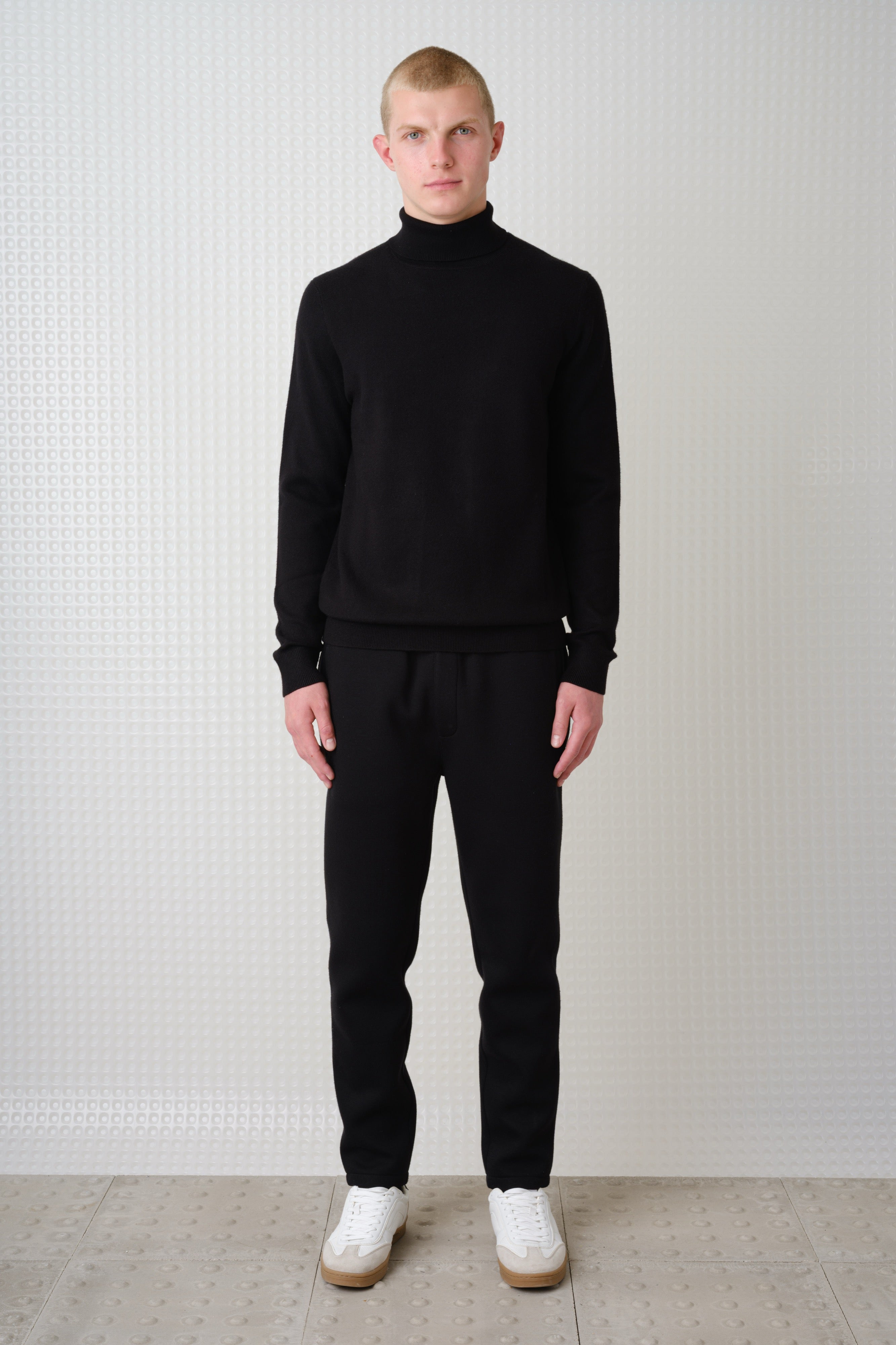Maltro - Roll Neck Knit - Black