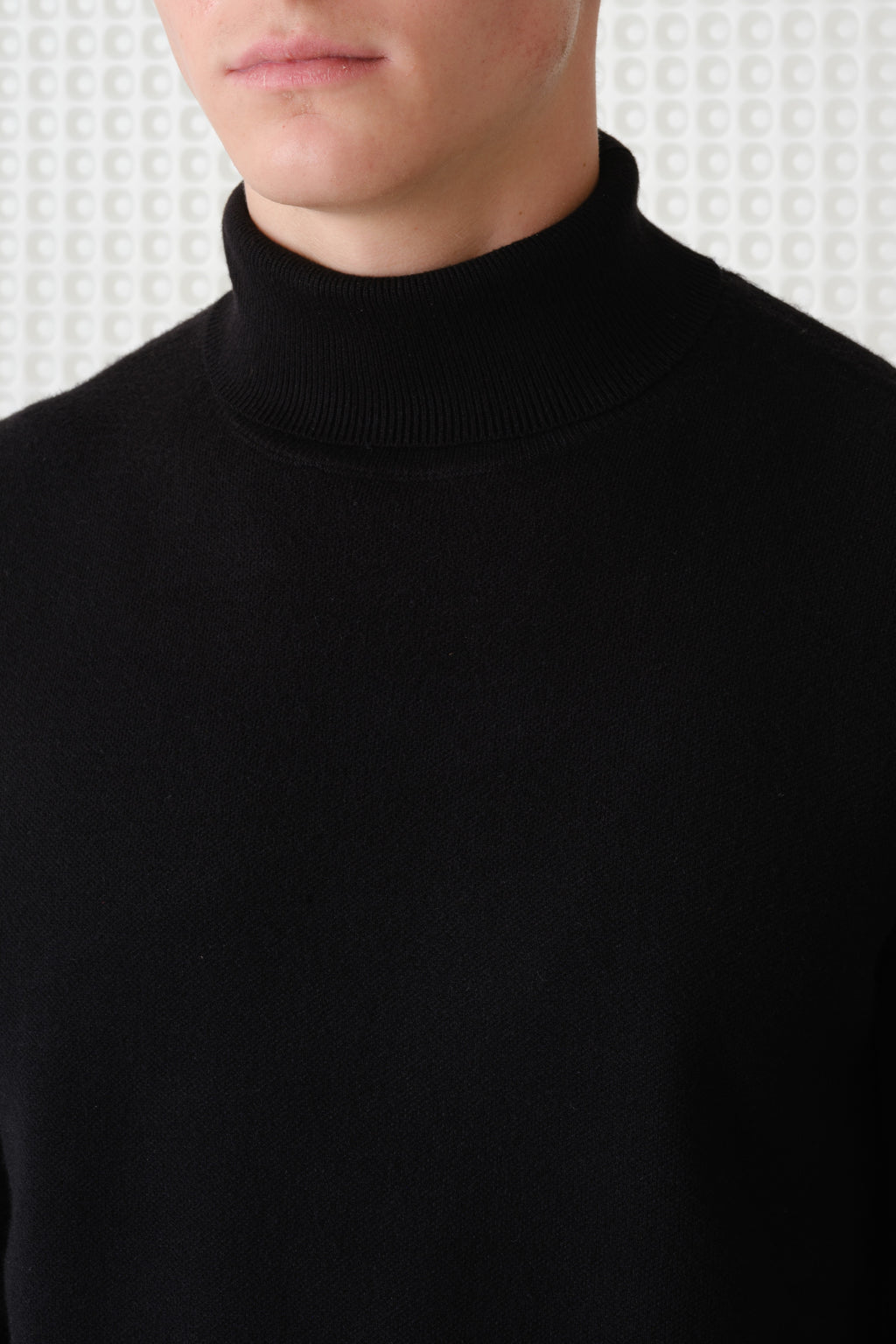 Maltro - Roll Neck Knit - Black