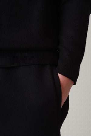 Maltro - Roll Neck Knit - Black