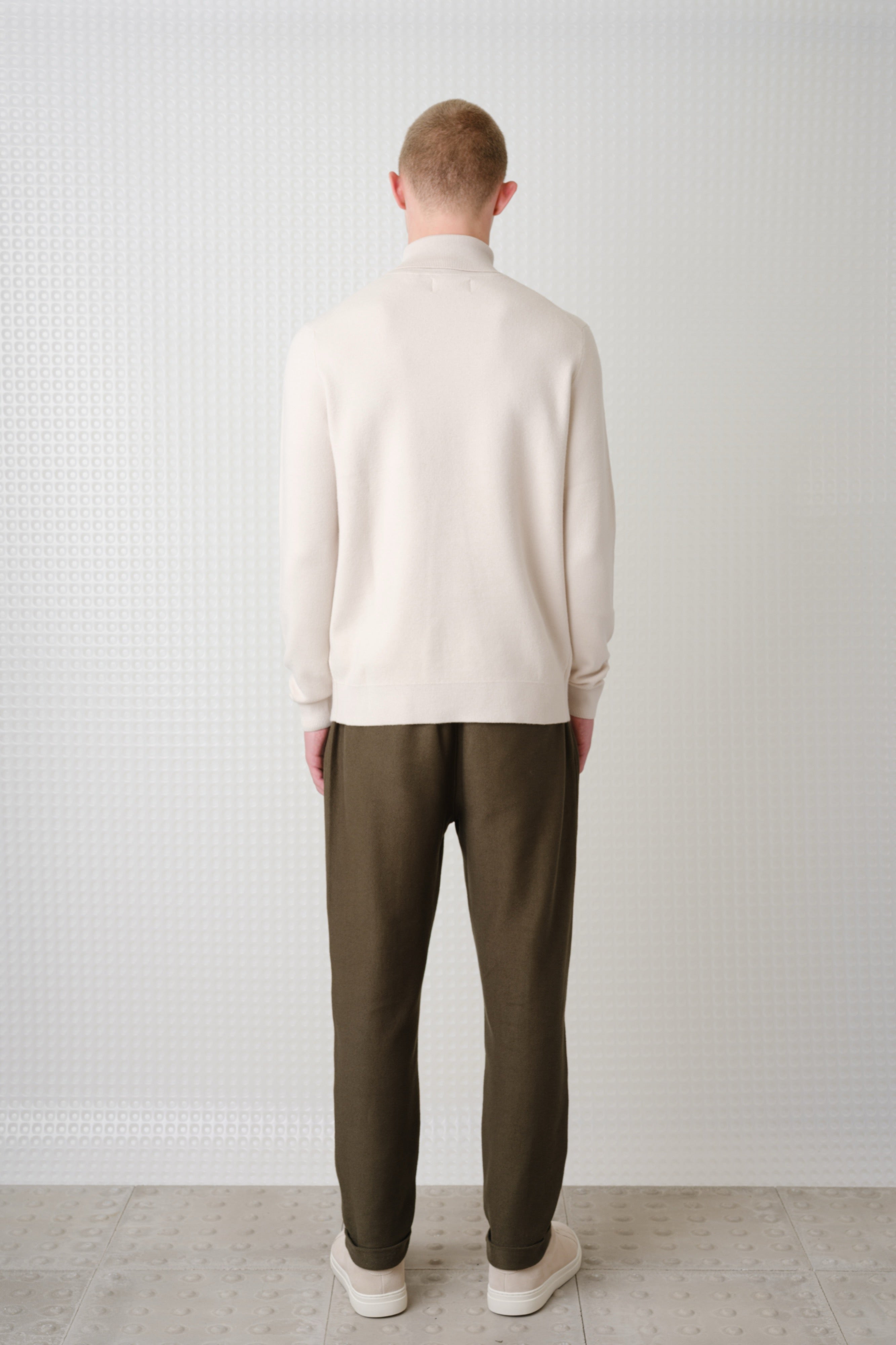Maltro - Roll Neck Knit - Stone