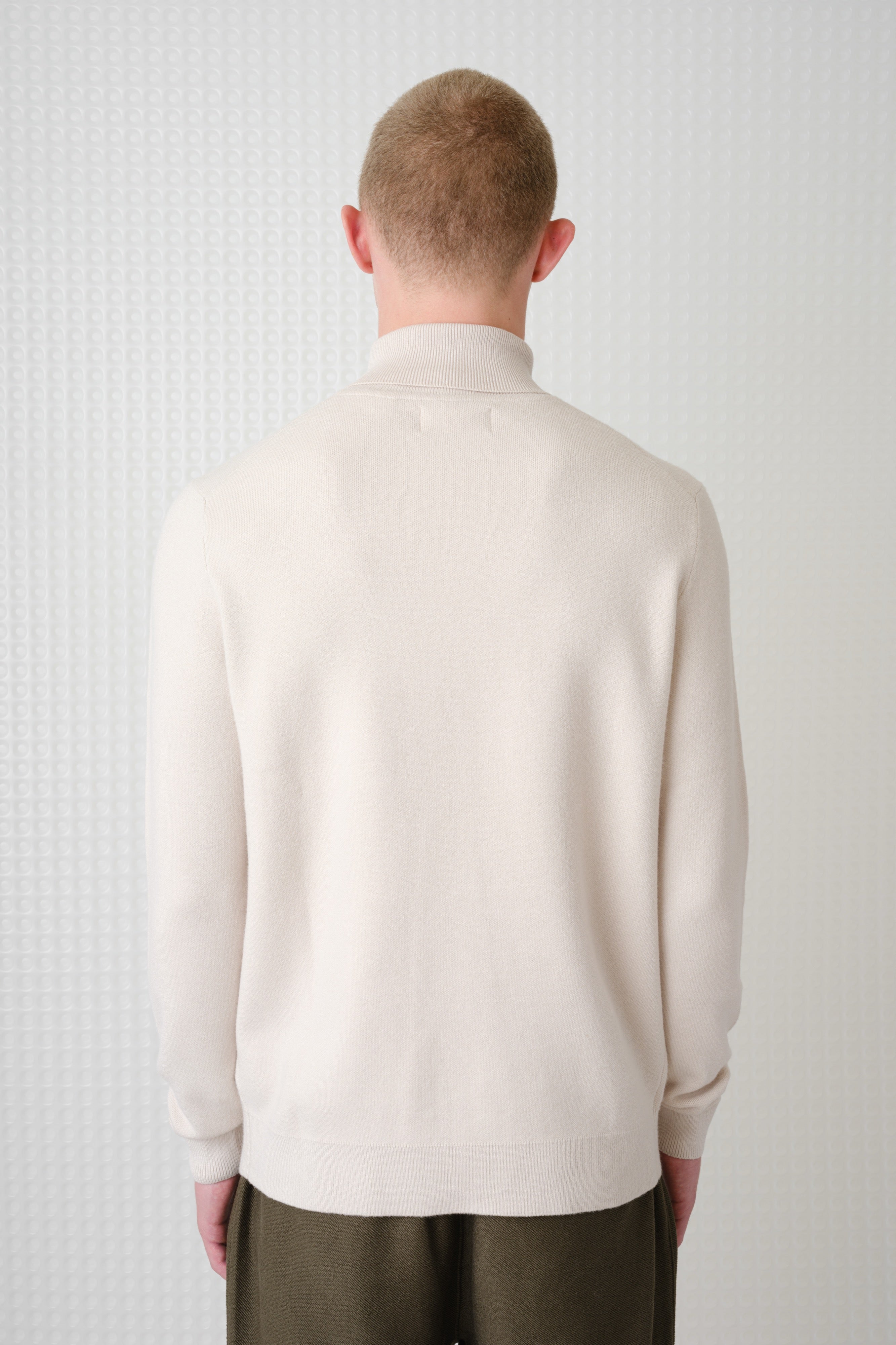 Maltro - Roll Neck Knit - Stone