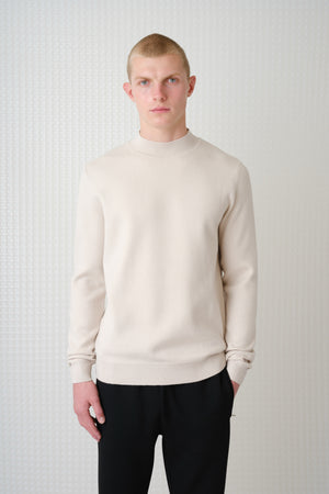Maltro - Turtle Neck Knit - Stone