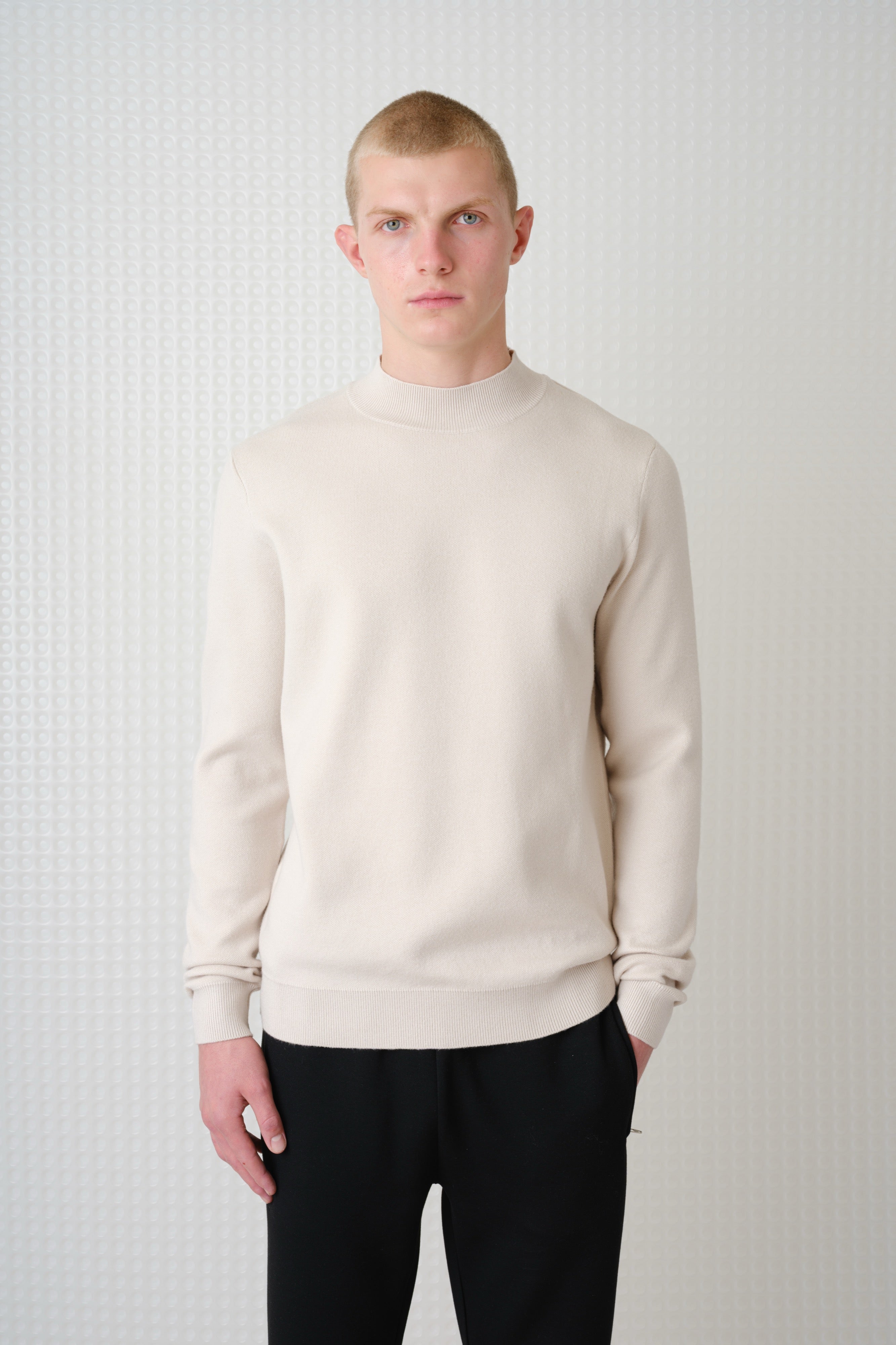 Maltro - Turtle Neck Knit - Stone