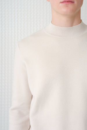 Maltro - Turtle Neck Knit - Stone
