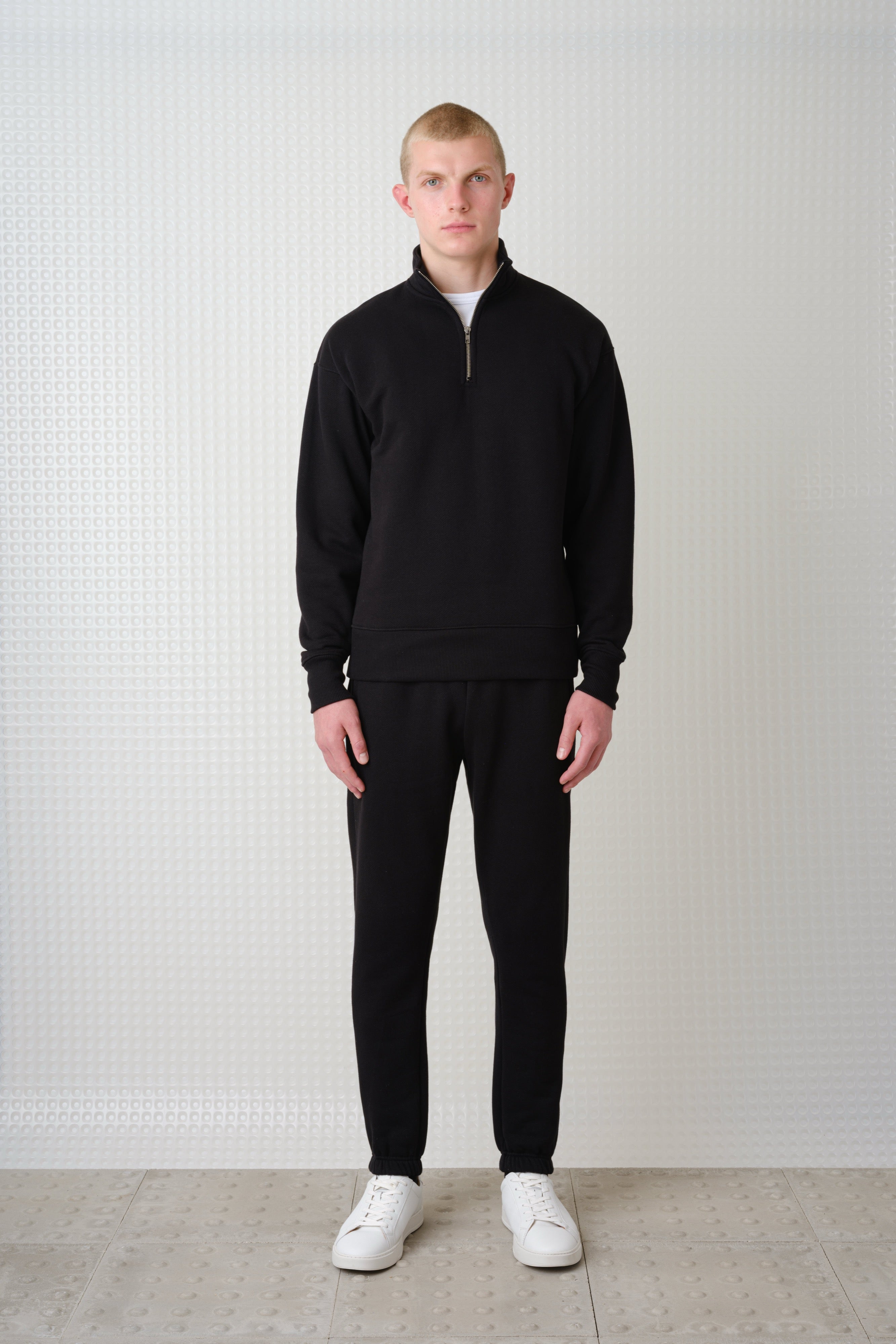 Miller - Brush Back Quarter-Zip - Black