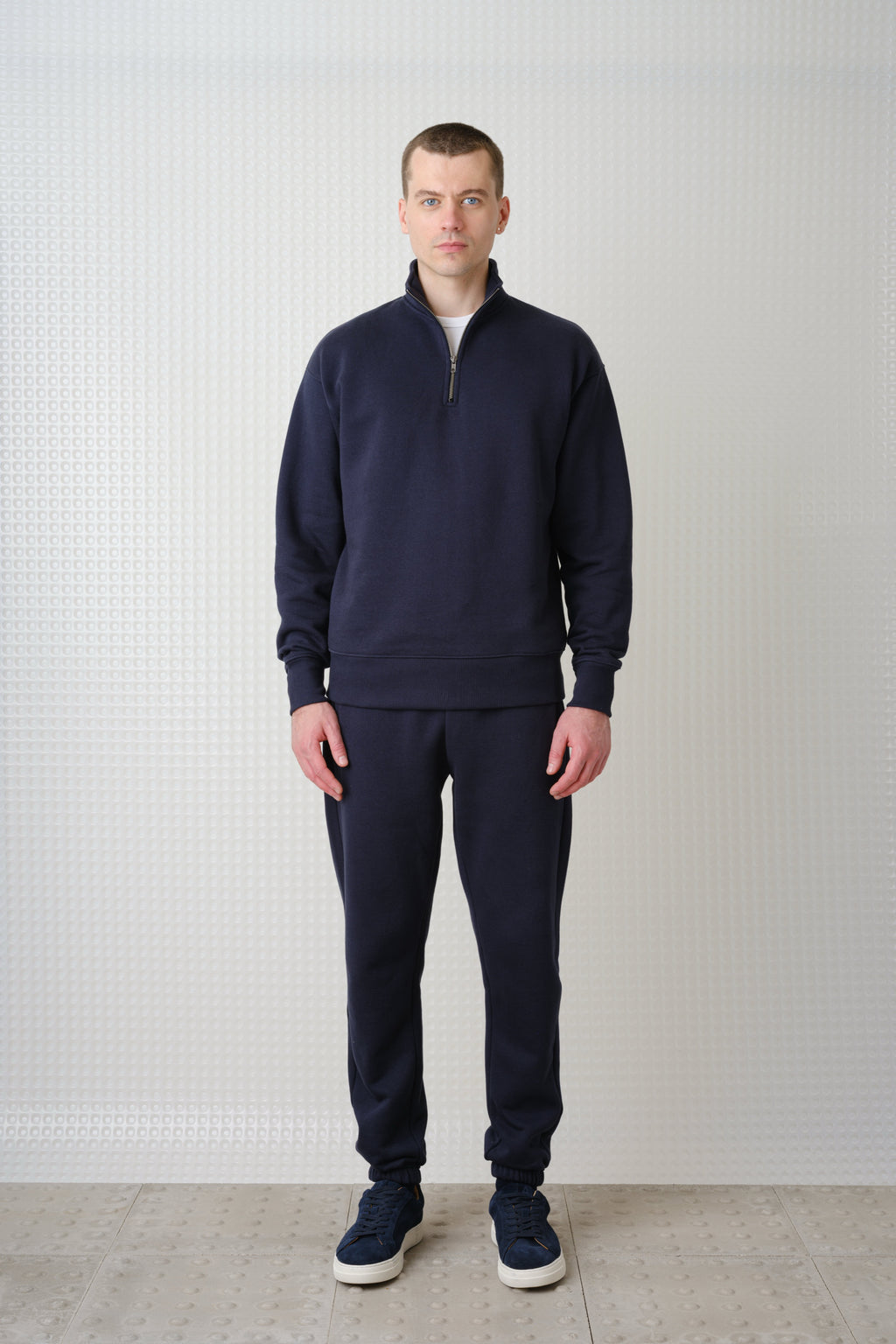 Miller - Brush Back Quarter-Zip - Navy