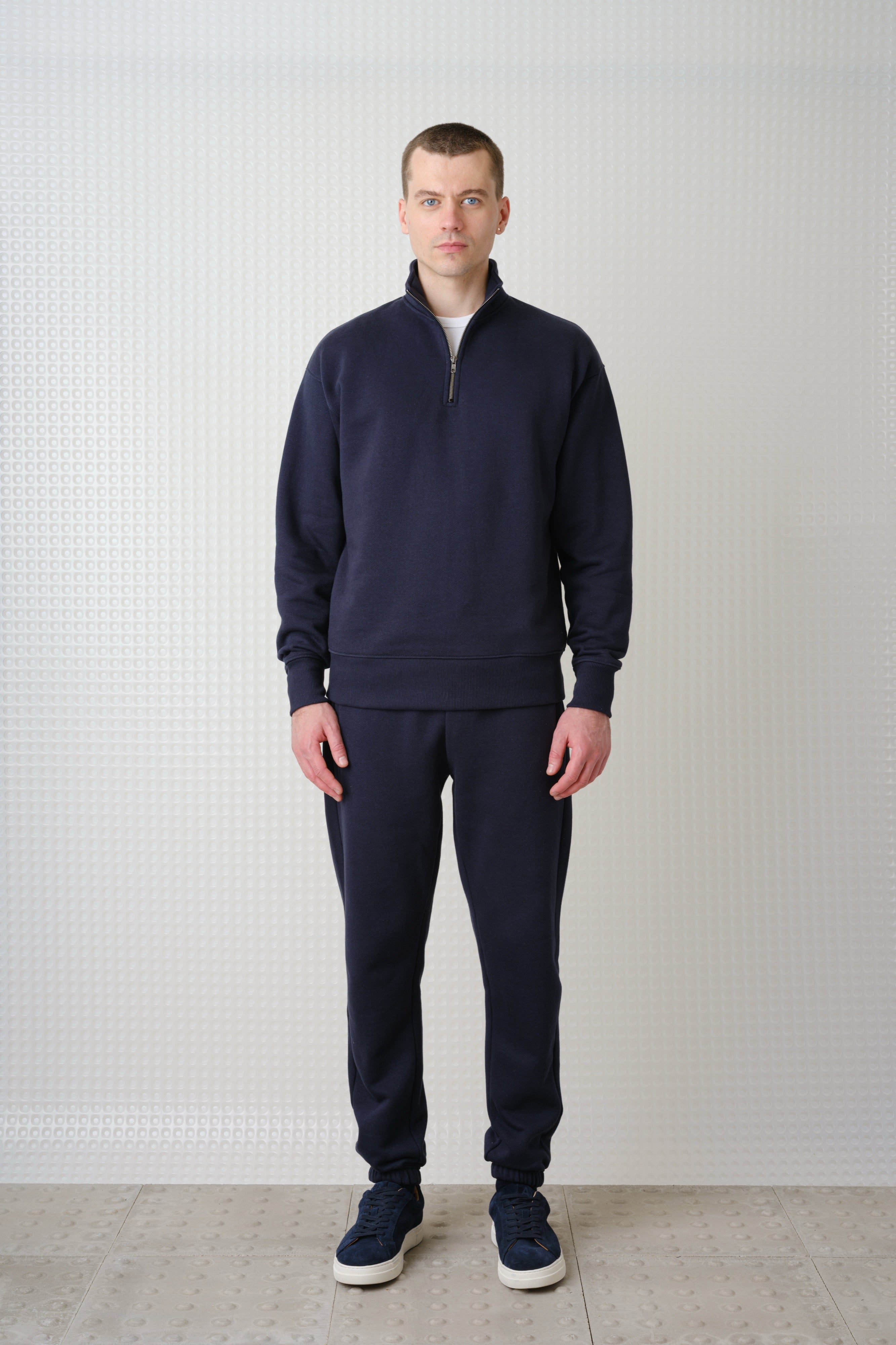 Miller - Brush Back Quarter-Zip - Navy