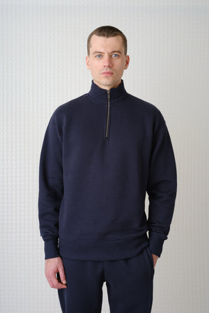 Miller - Brush Back Quarter-Zip - Navy