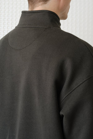 Miller - Brush Back Quarter-Zip - Dark Olive