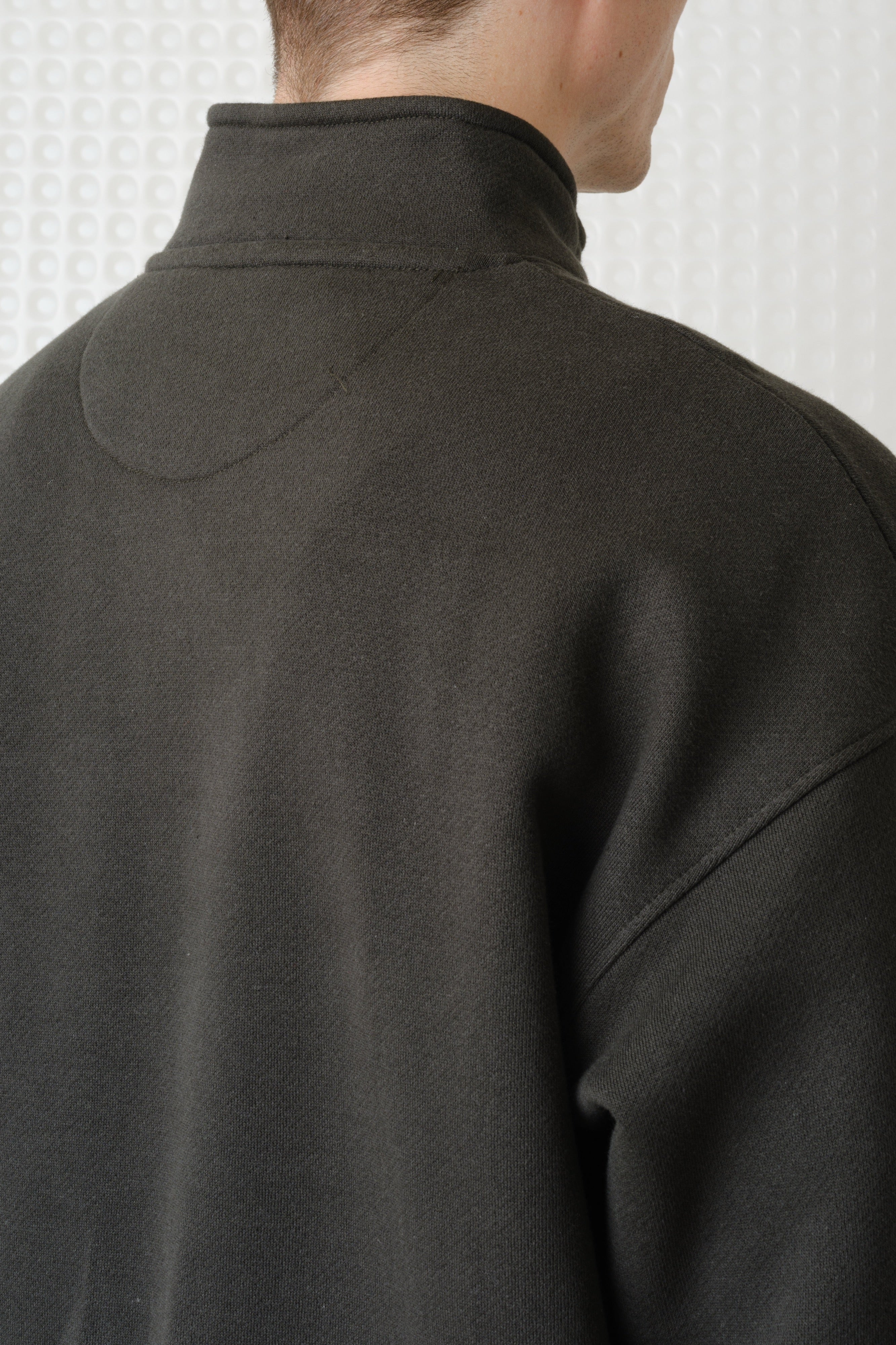 Miller - Brush Back Quarter-Zip - Dark Olive