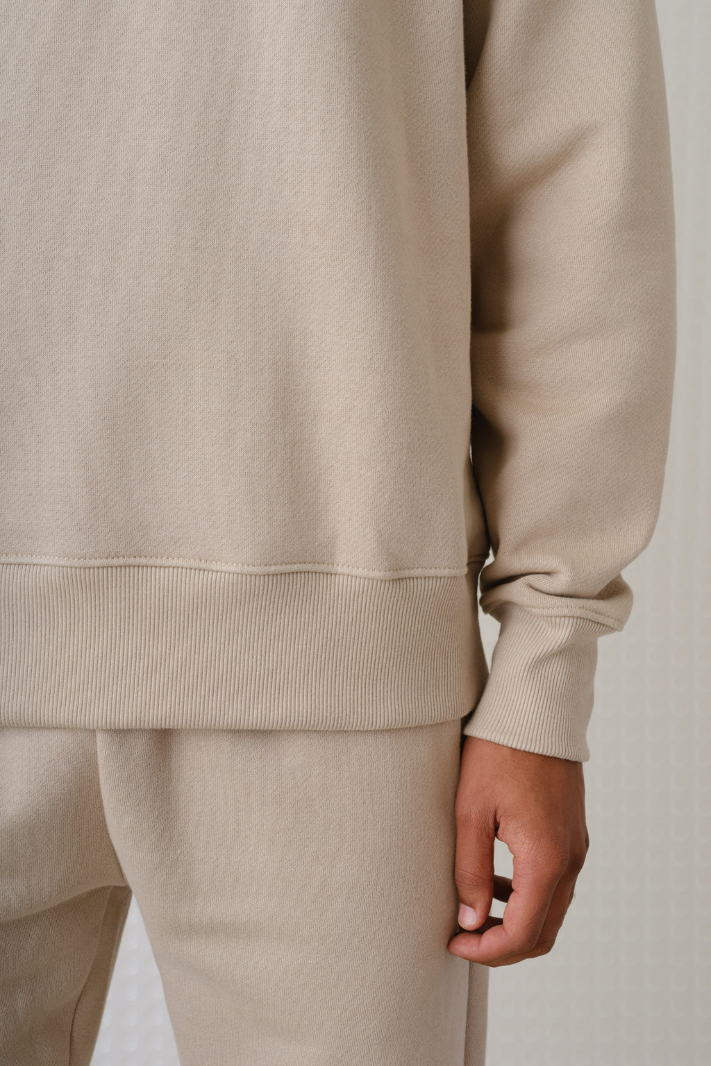 Miller - Brush Back Quarter-Zip - Putty