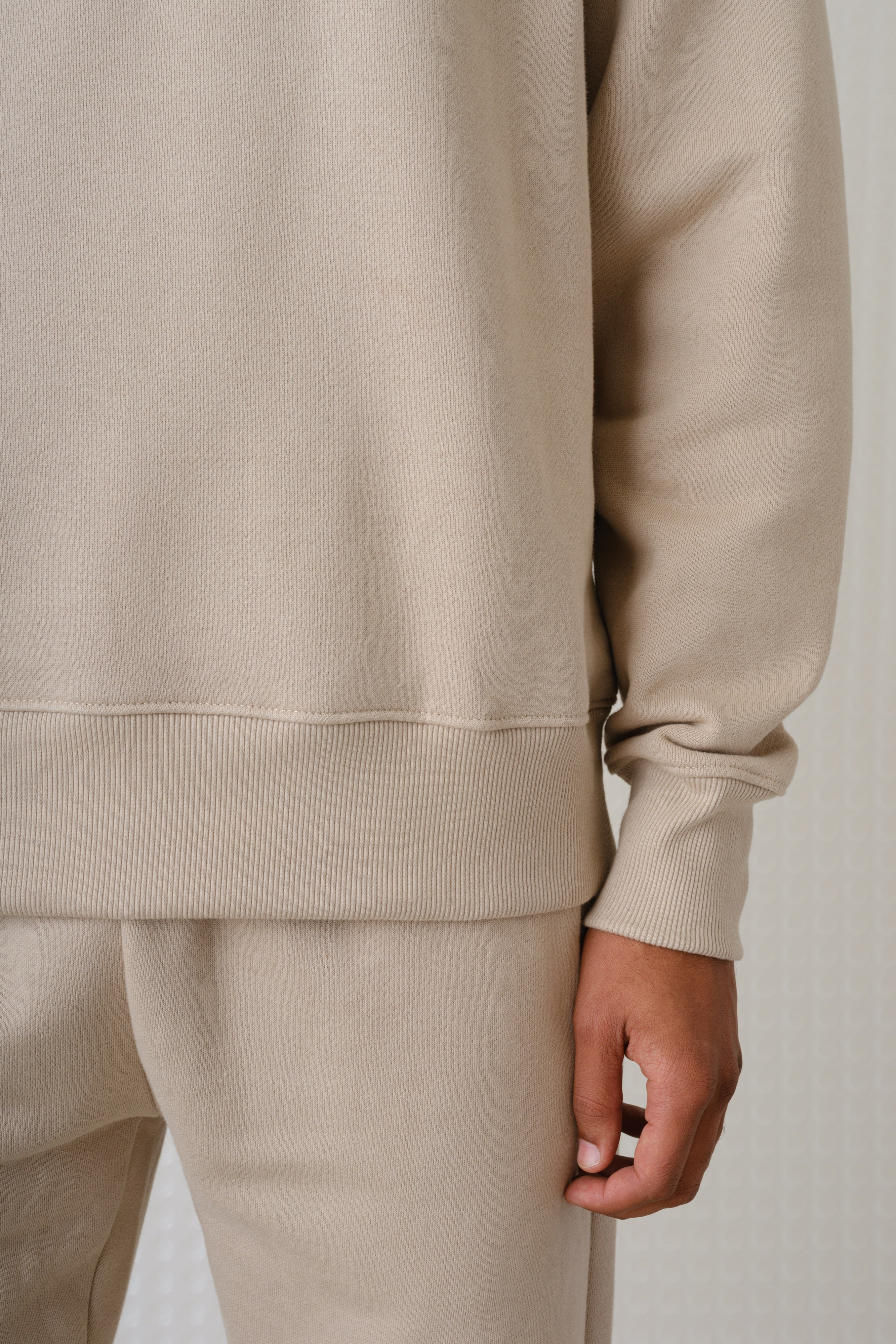 Miller - Brush Back Quarter-Zip - Putty
