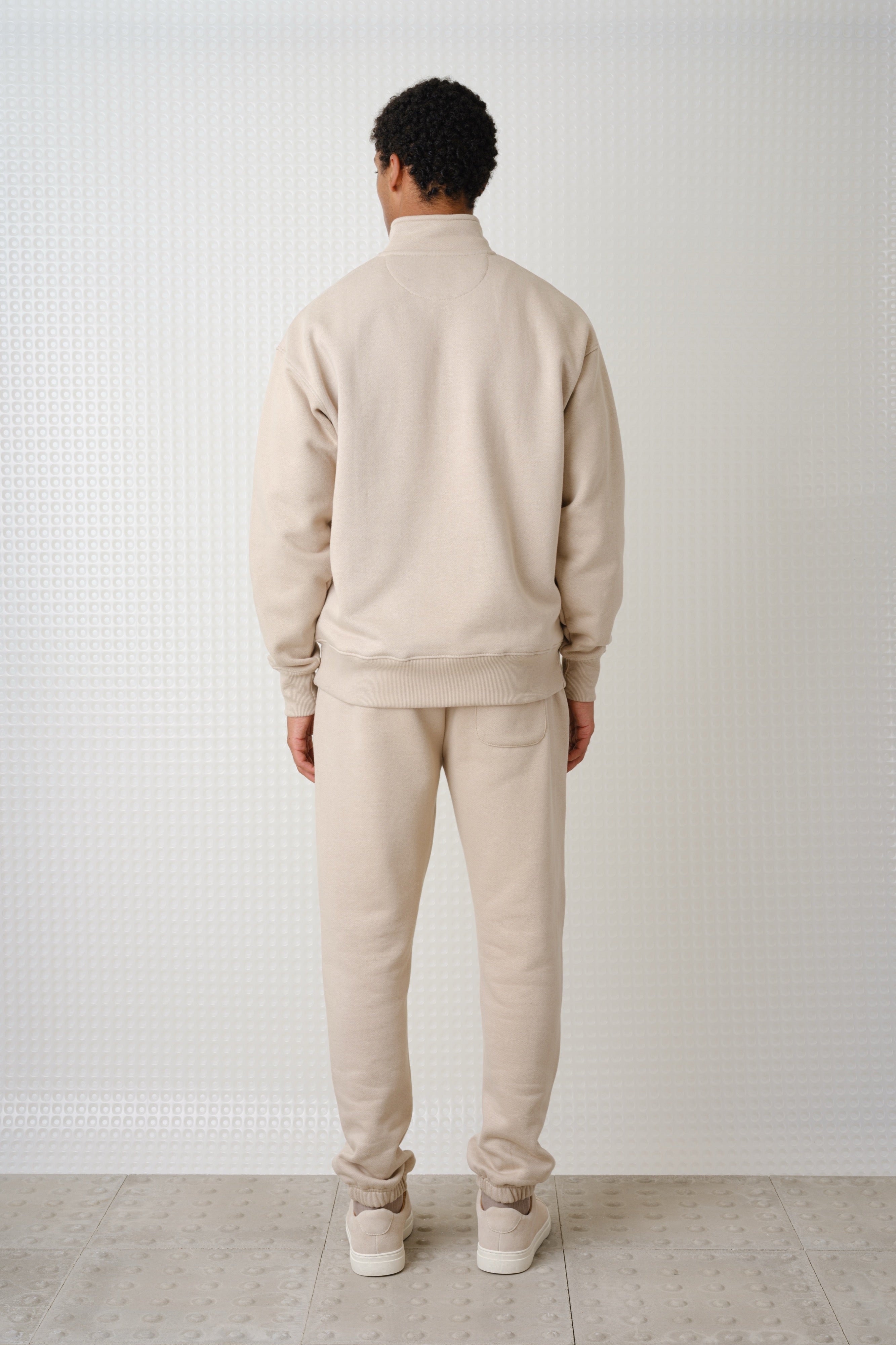 Miller - Brush Back Quarter-Zip - Putty