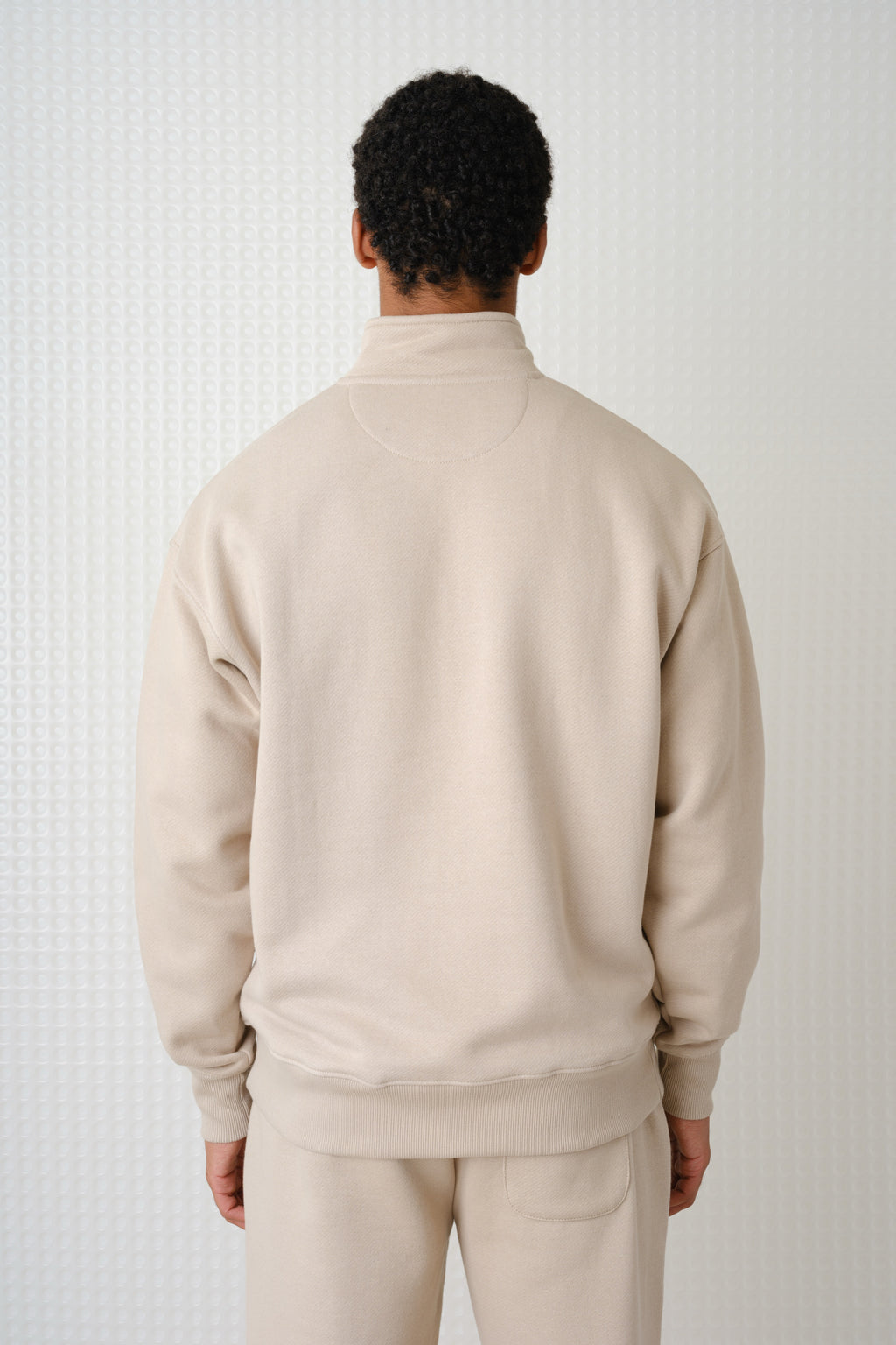Miller - Brush Back Quarter-Zip - Putty