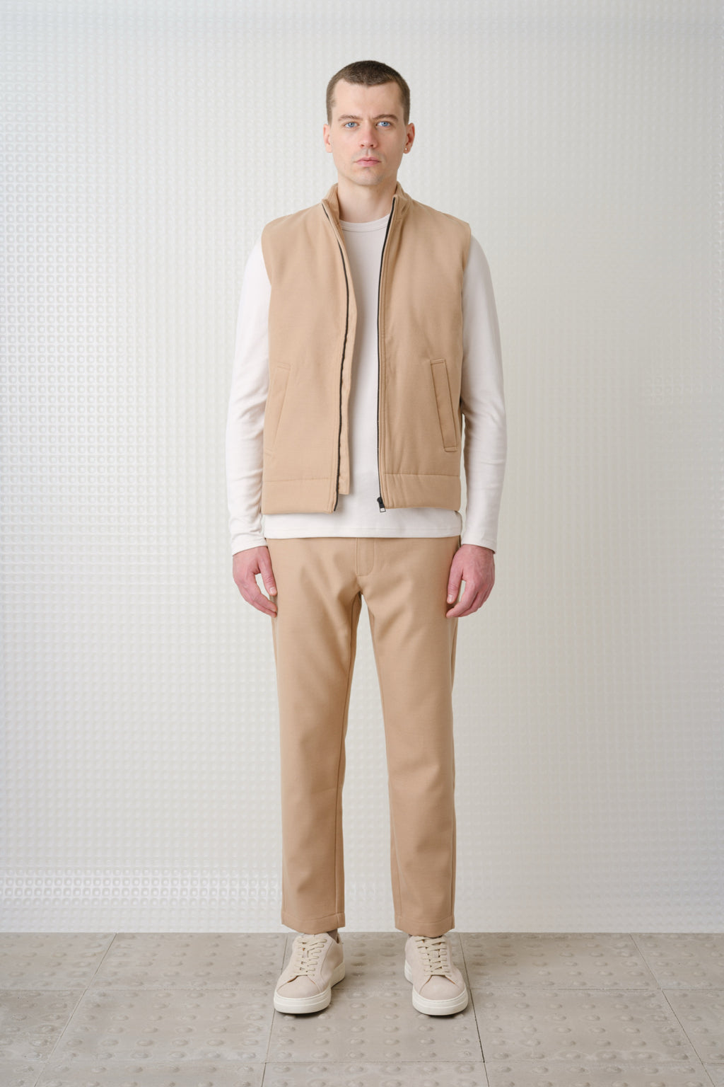 Mount - Wadded Gilet - Camel