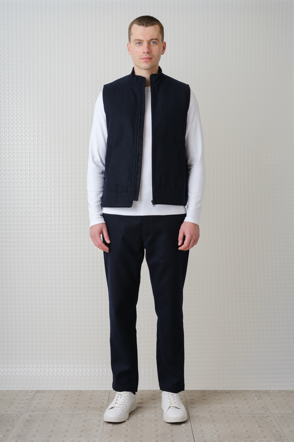 Mount - Wadded Gilet - Navy