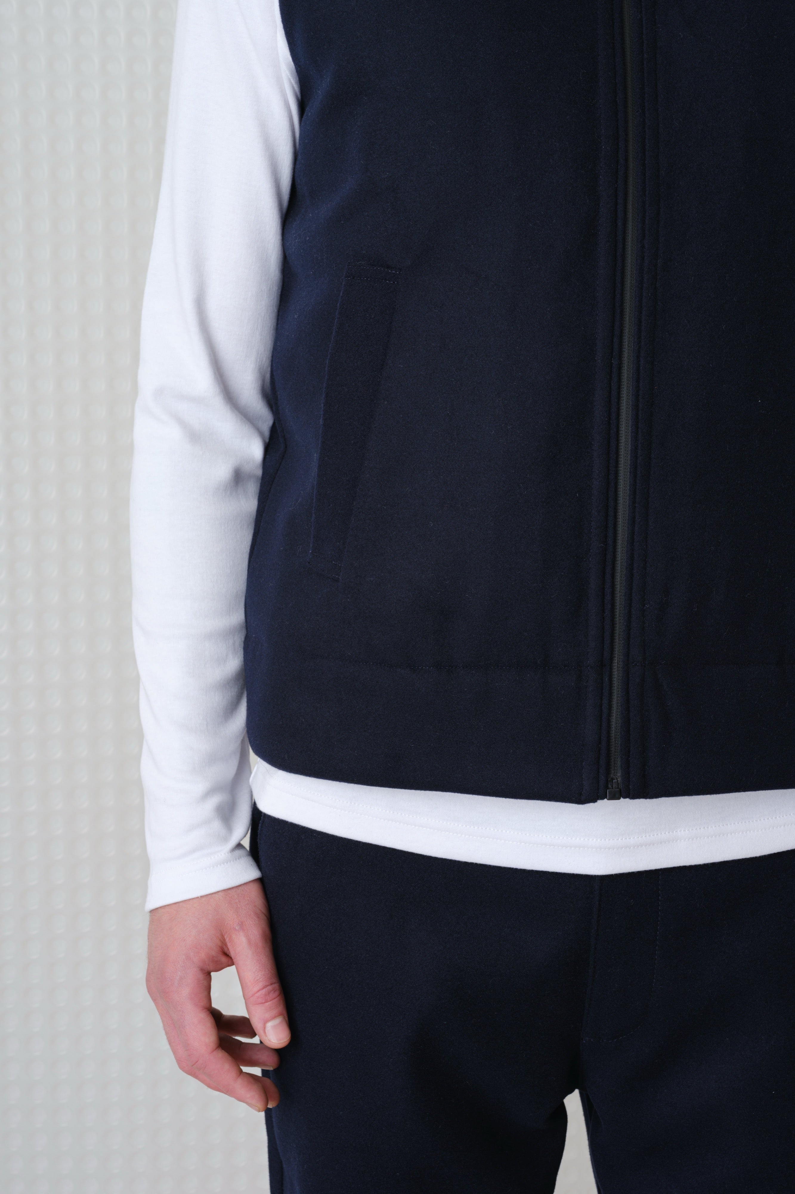 Mount - Wadded Gilet - Navy
