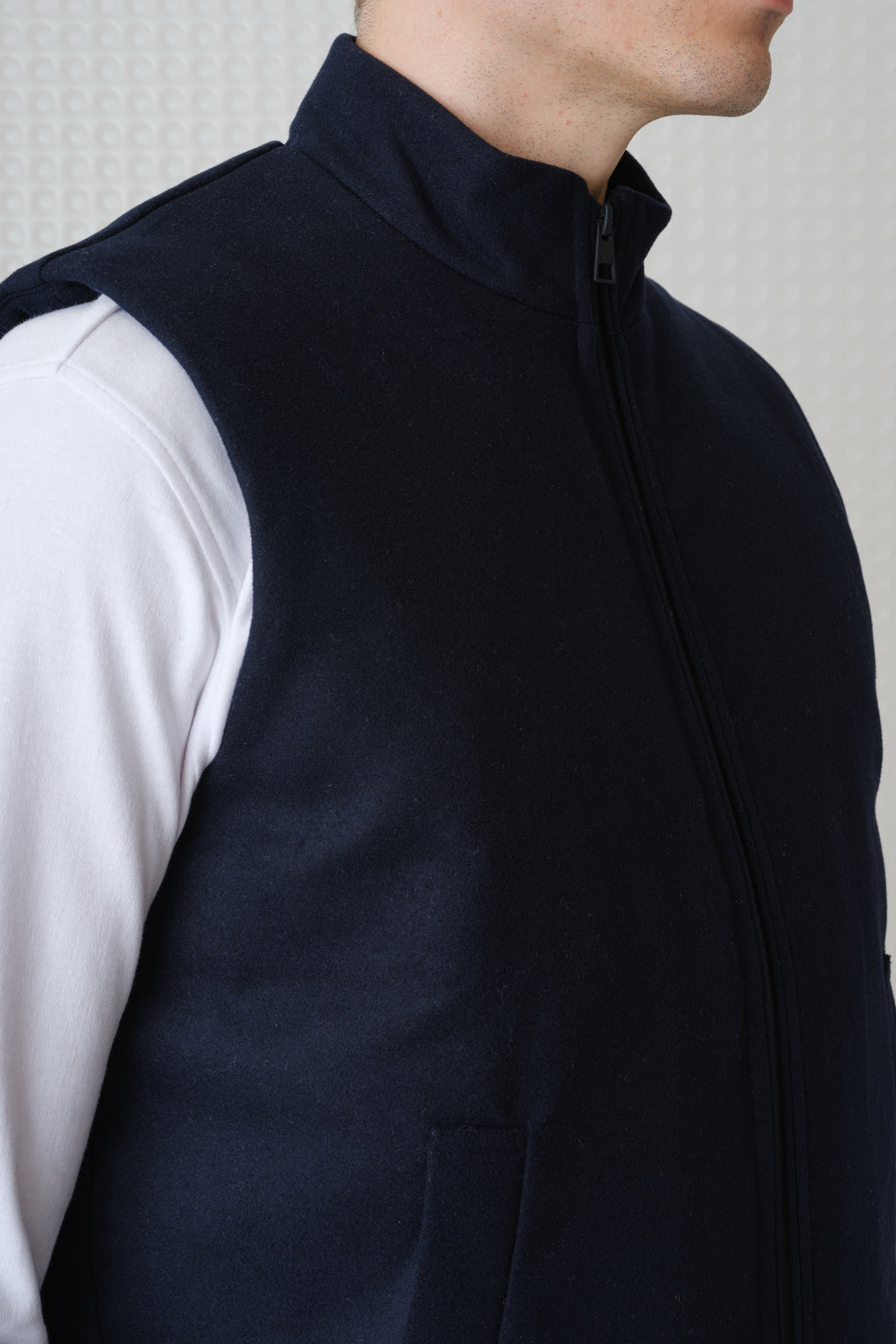 Mount - Wadded Gilet - Navy